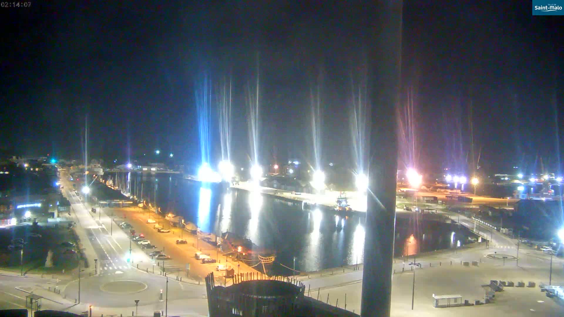 Saint-Malo City Skyline PTZ Live Cam - Saint-Malo, Ille-et-Vilaine, Bretagne, France
