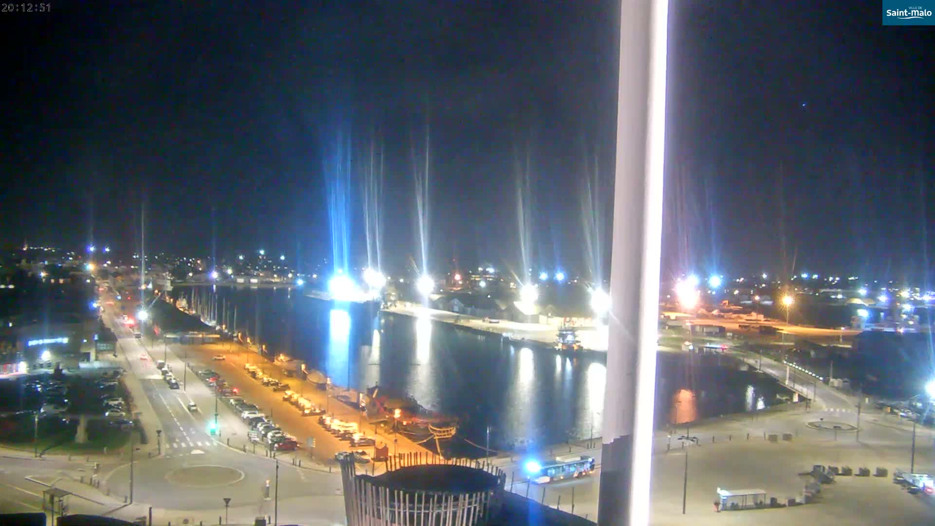Saint-Malo City Skyline PTZ Live Cam - Saint-Malo, Ille-et-Vilaine, Bretagne, France
