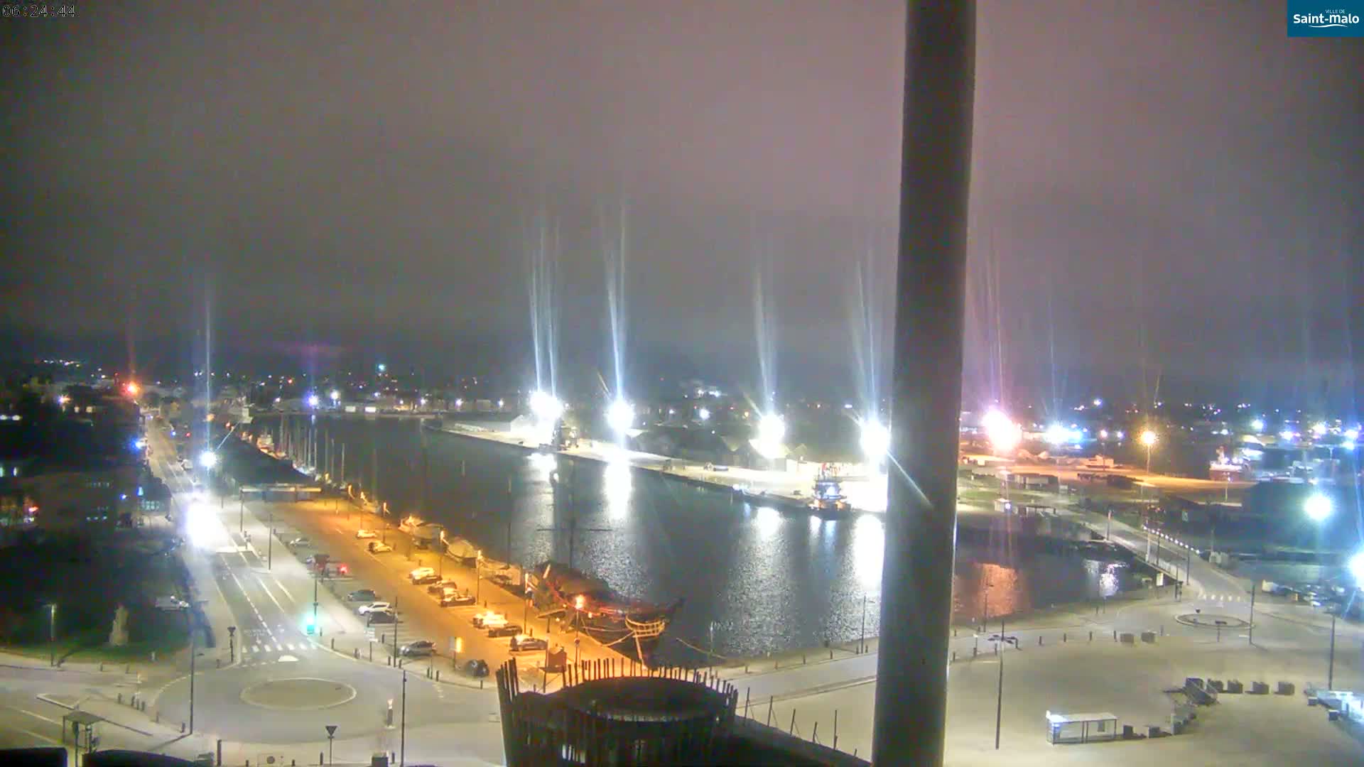Saint-Malo City Skyline PTZ Live Cam - Saint-Malo, Ille-et-Vilaine, Bretagne, France
