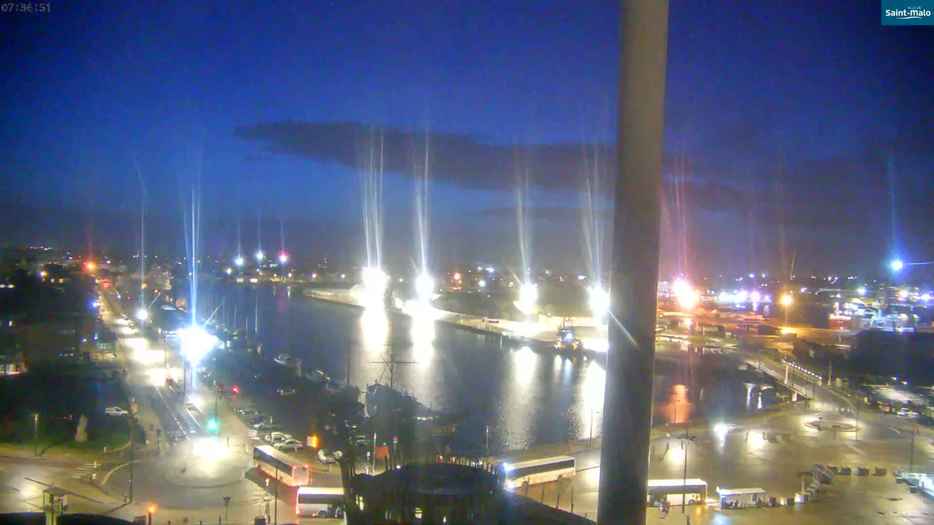 Saint-Malo City Skyline PTZ Live Cam - Saint-Malo, Ille-et-Vilaine, Bretagne, France