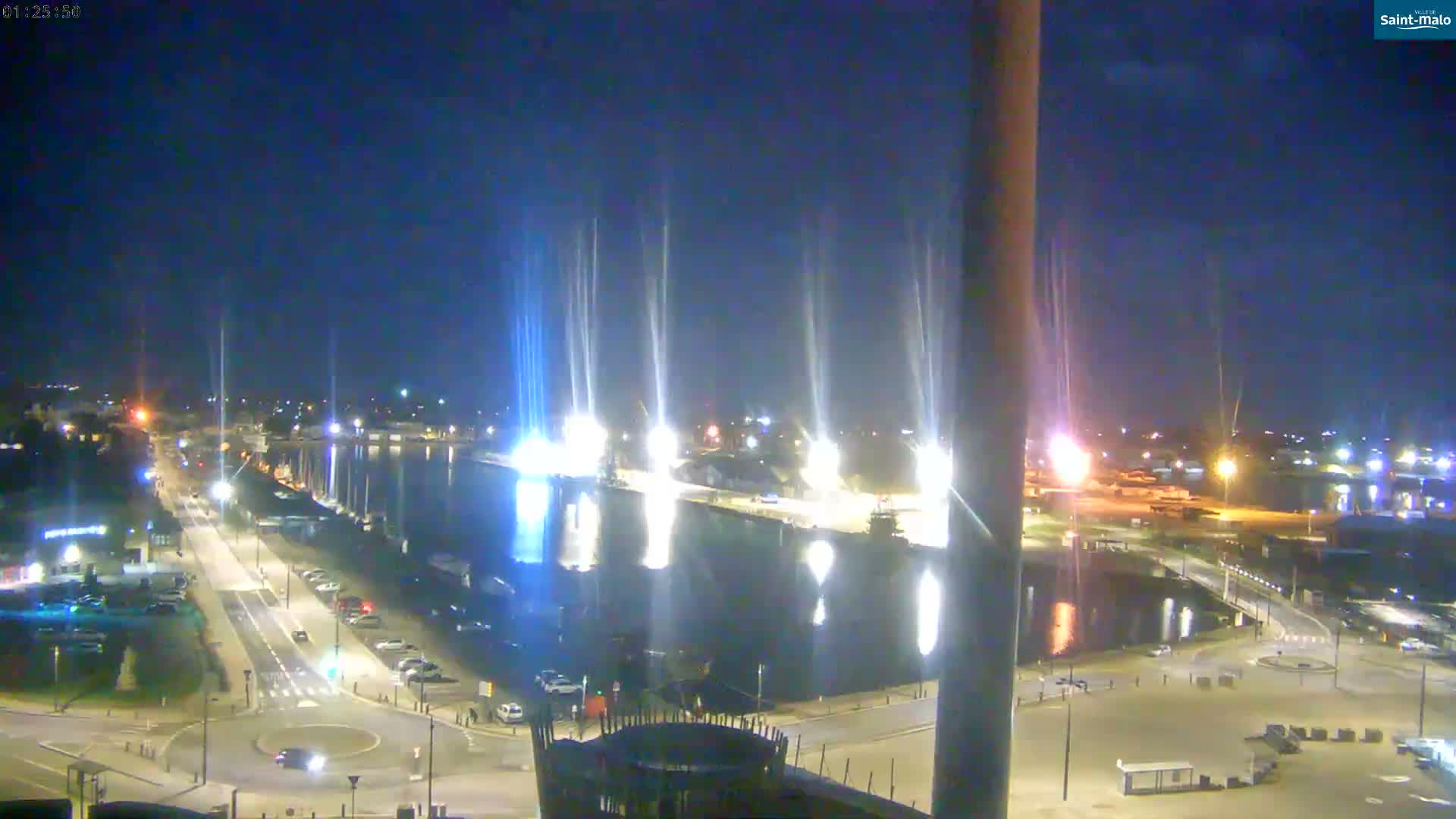 Saint-Malo City Skyline PTZ Live Cam - Saint-Malo, Ille-et-Vilaine, Bretagne, France