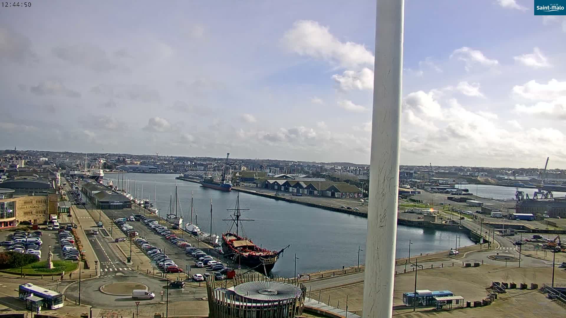 Saint-Malo City Skyline PTZ Live Cam - Saint-Malo, Ille-et-Vilaine, Bretagne, France