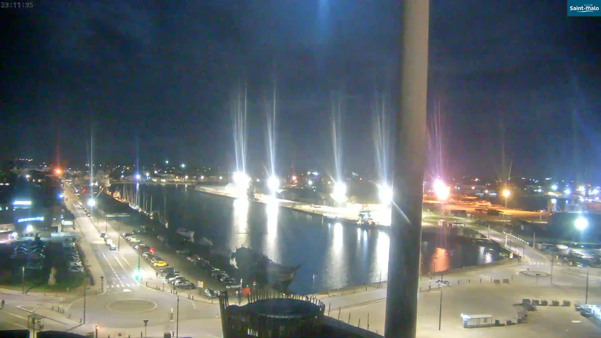 Saint-Malo City Skyline PTZ Live Cam - Saint-Malo, Ille-et-Vilaine, Bretagne, France