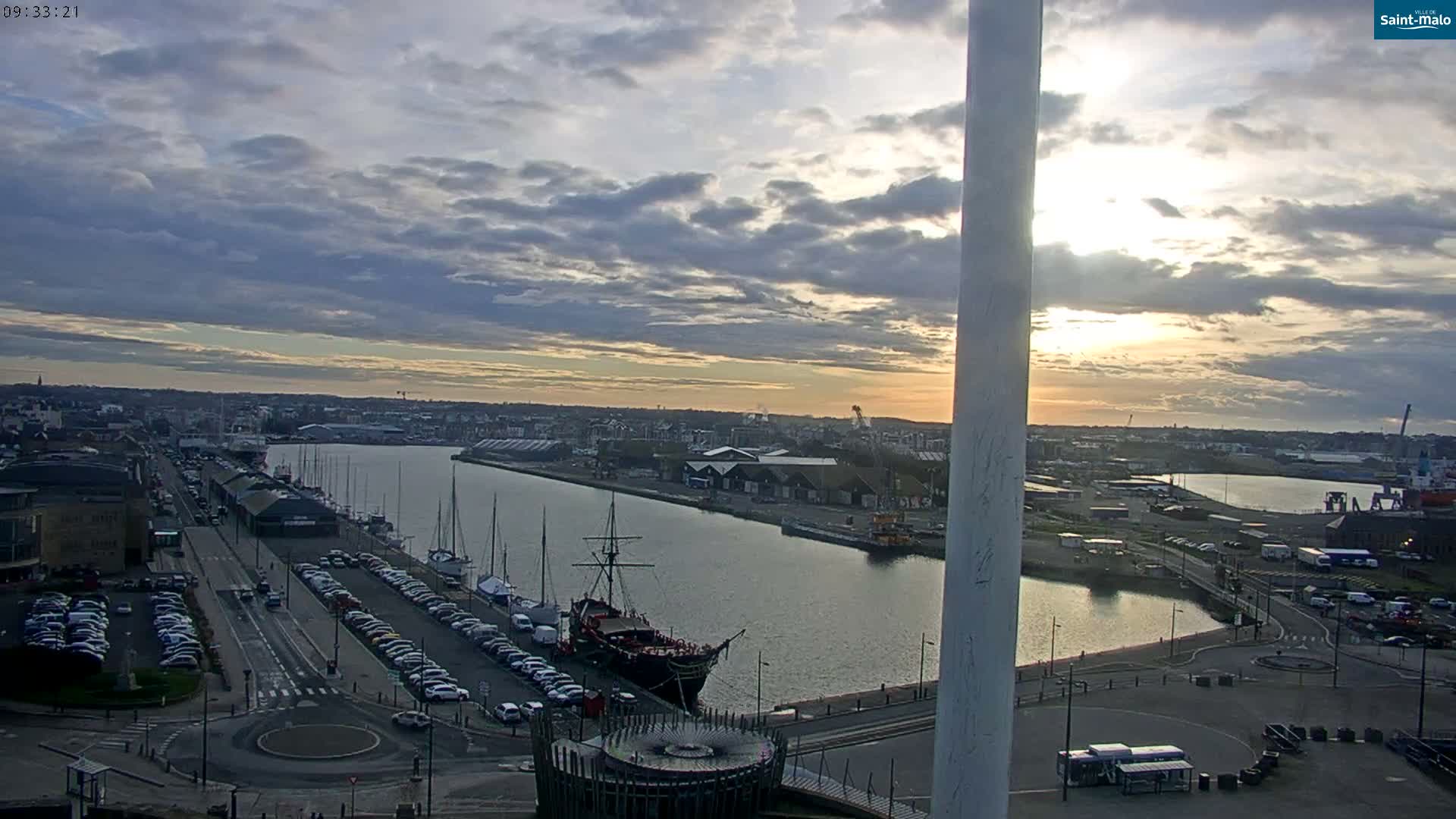 Saint-Malo City Skyline PTZ Live Cam - Saint-Malo, Ille-et-Vilaine, Bretagne, France