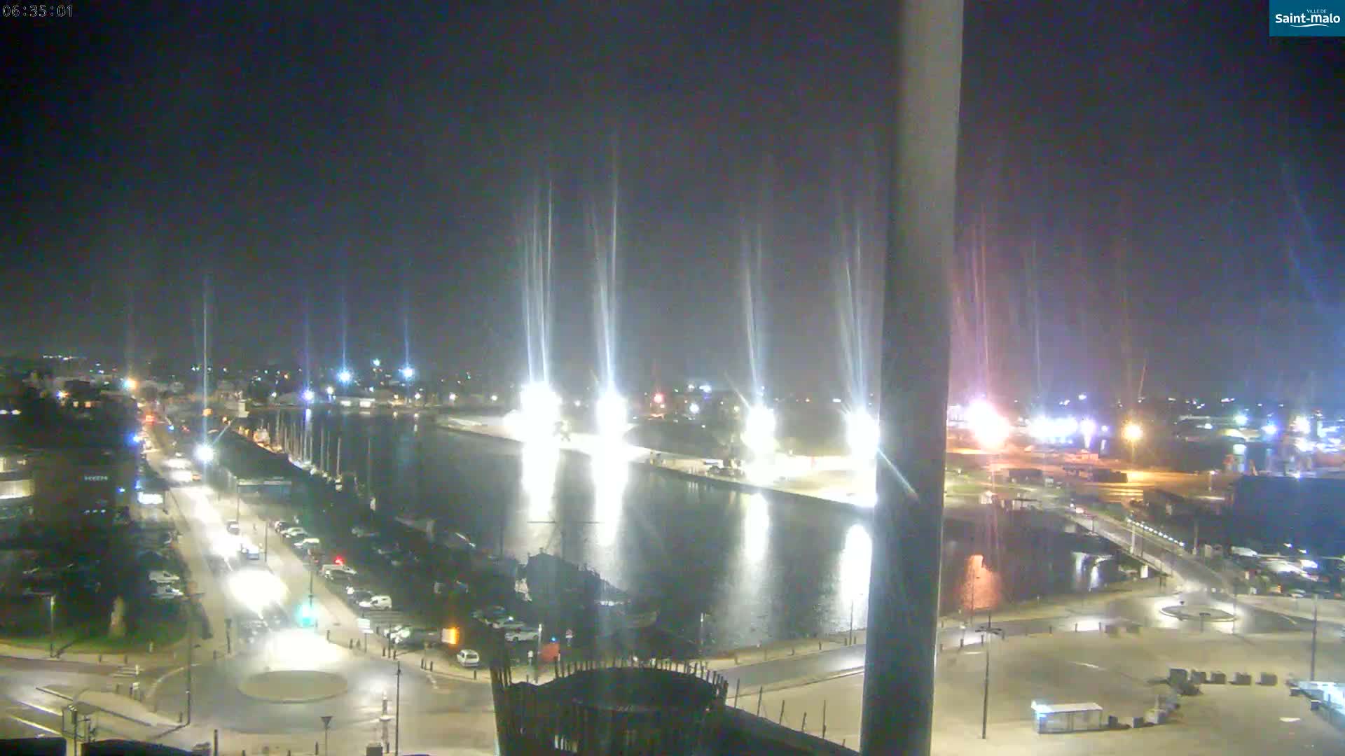 Saint-Malo City Skyline PTZ Live Cam - Saint-Malo, Ille-et-Vilaine, Bretagne, France