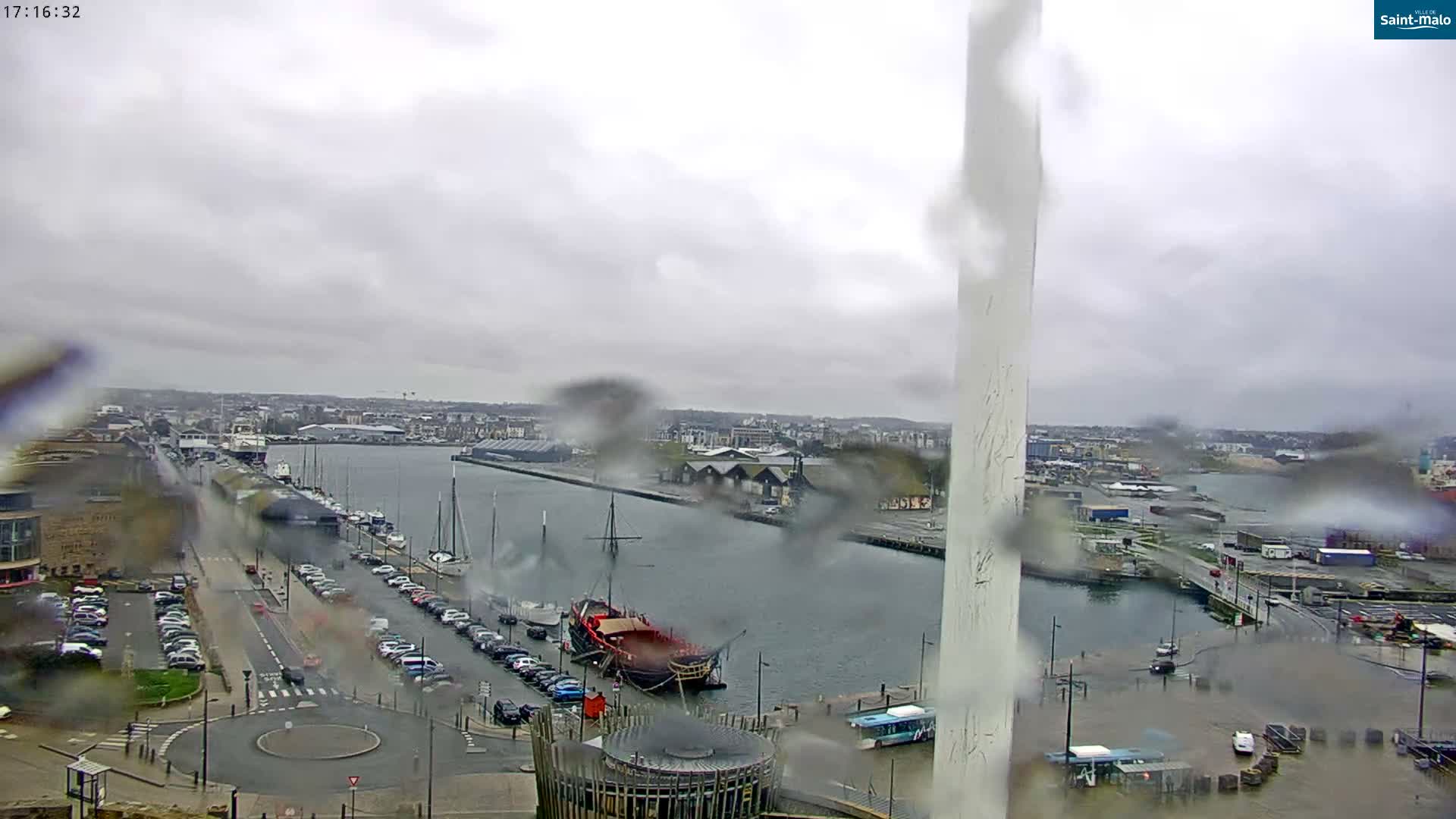 Saint-Malo City Skyline PTZ Live Cam - Saint-Malo, Ille-et-Vilaine, Bretagne, France