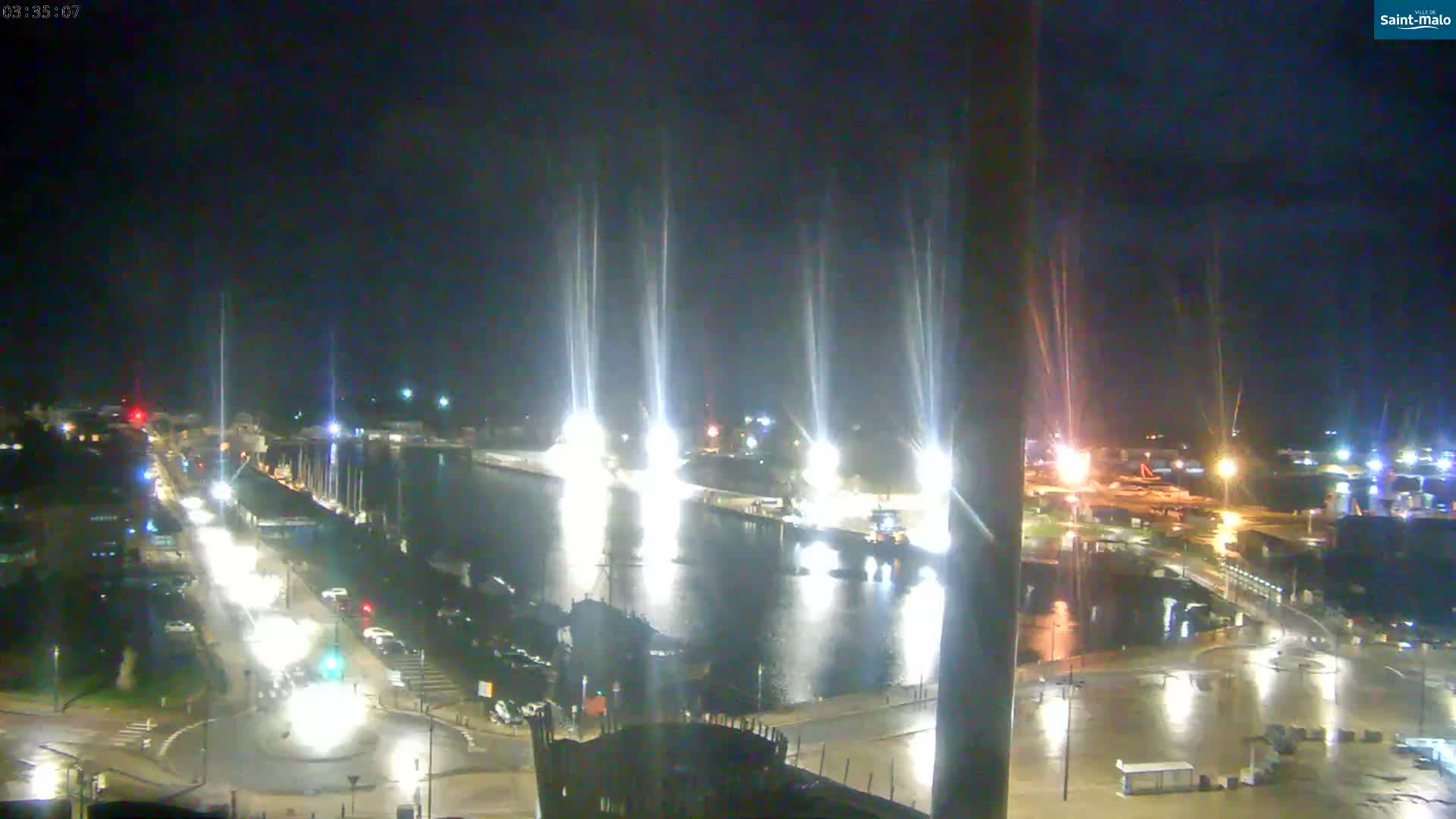 Saint-Malo City Skyline PTZ Live Cam - Saint-Malo, Ille-et-Vilaine, Bretagne, France