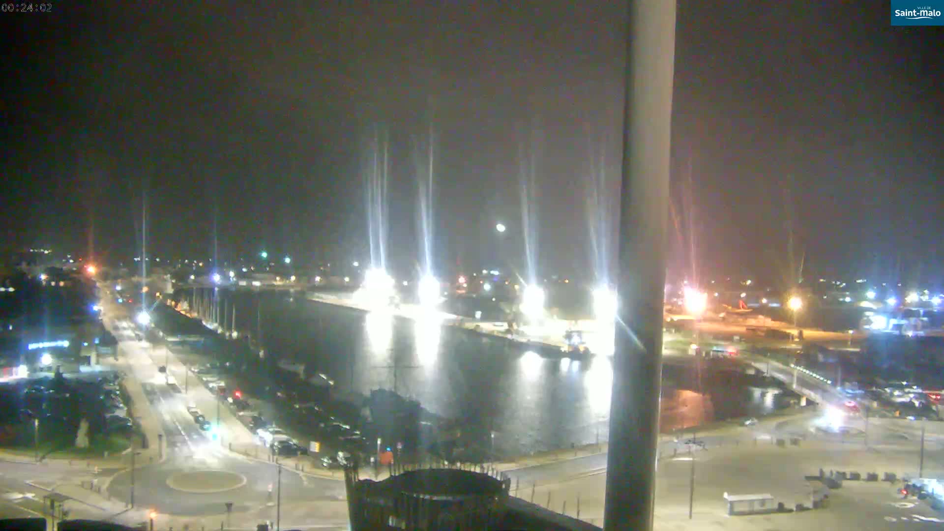 Saint-Malo City Skyline PTZ Live Cam - Saint-Malo, Ille-et-Vilaine, Bretagne, France