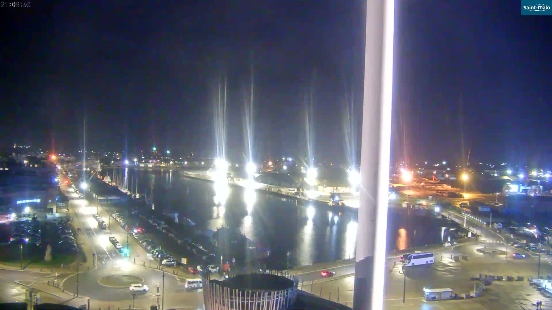 Saint-Malo City Skyline PTZ Live Cam - Saint-Malo, Ille-et-Vilaine, Bretagne, France