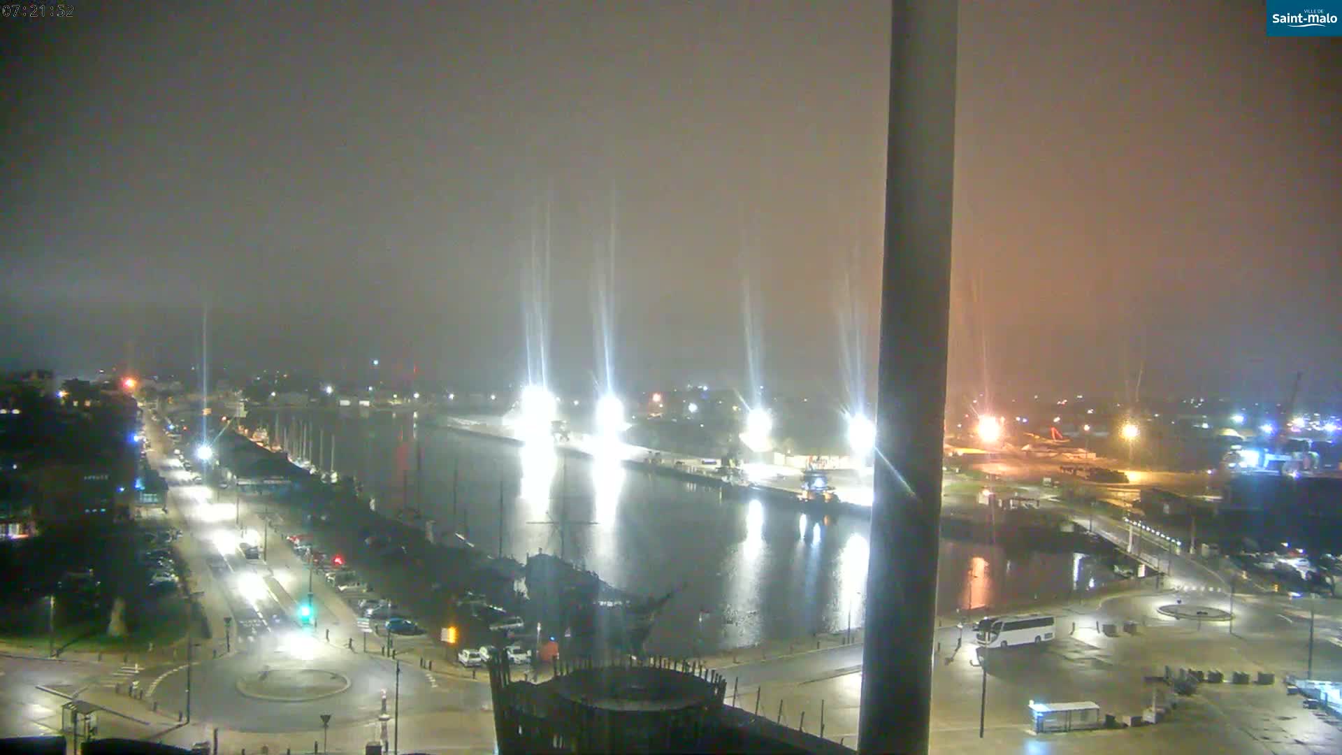 Saint-Malo City Skyline PTZ Live Cam - Saint-Malo, Ille-et-Vilaine, Bretagne, France