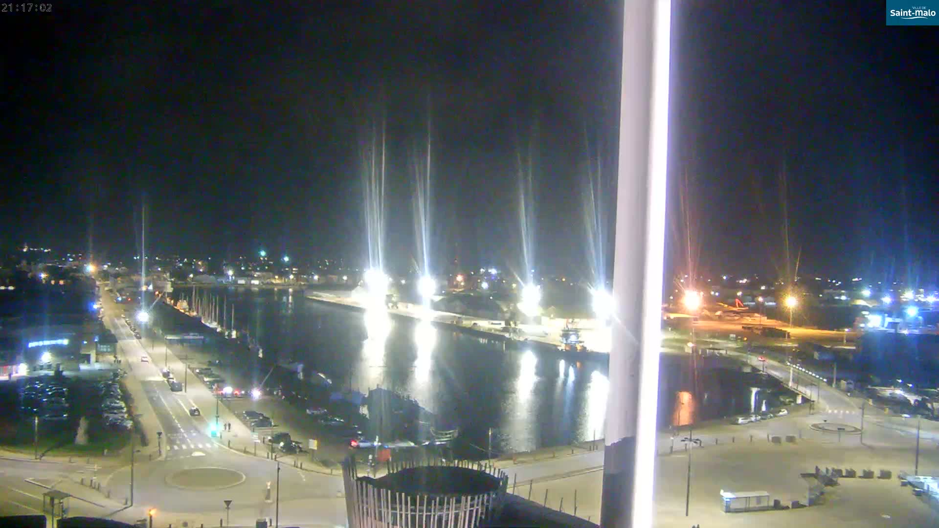 Saint-Malo City Skyline PTZ Live Cam - Saint-Malo, Ille-et-Vilaine, Bretagne, France