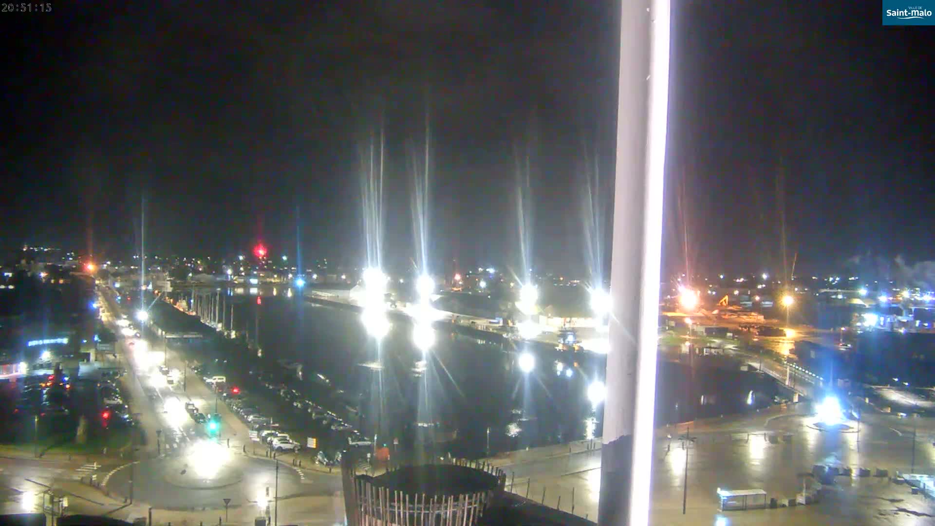 Saint-Malo City Skyline PTZ Live Cam - Saint-Malo, Ille-et-Vilaine, Bretagne, France