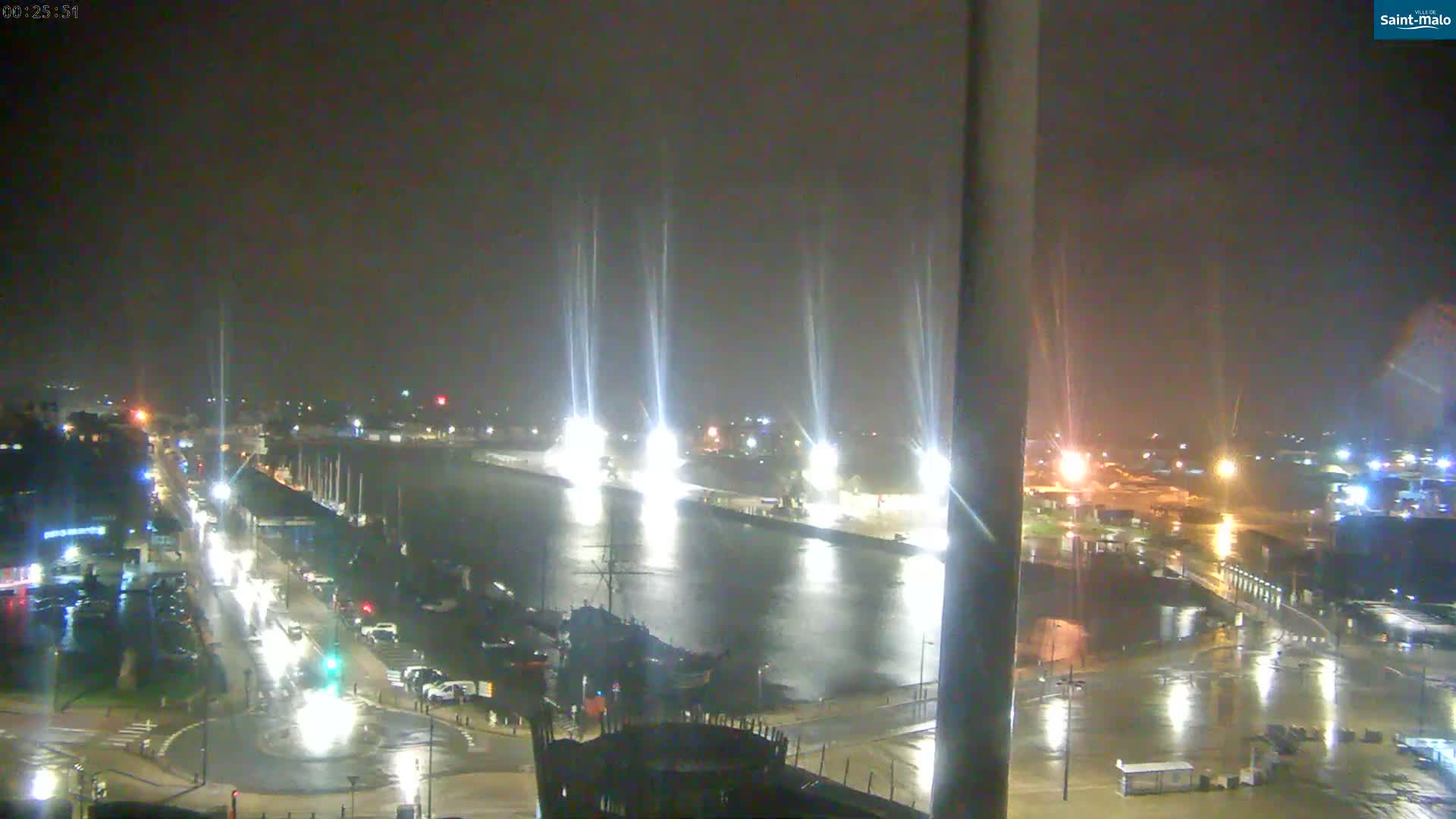 Saint-Malo City Skyline PTZ Live Cam - Saint-Malo, Ille-et-Vilaine, Bretagne, France