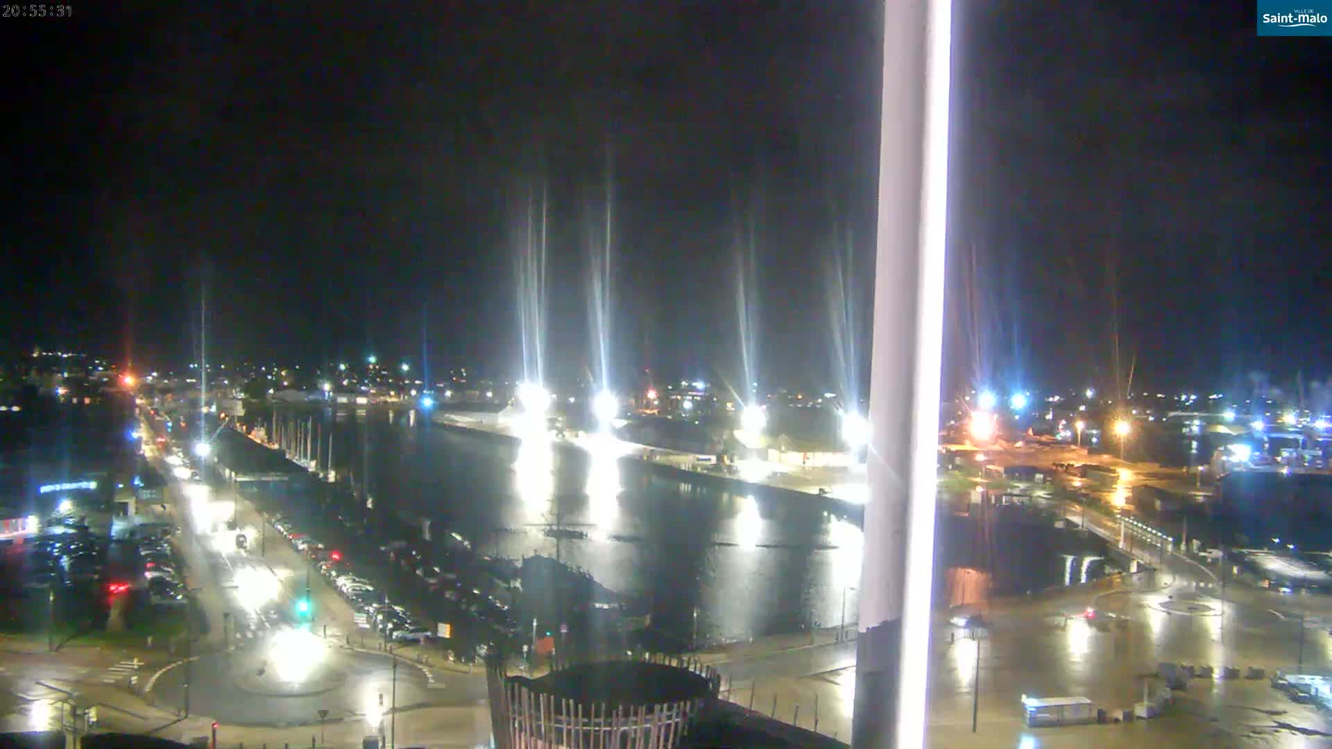 Saint-Malo City Skyline PTZ Live Cam - Saint-Malo, Ille-et-Vilaine, Bretagne, France