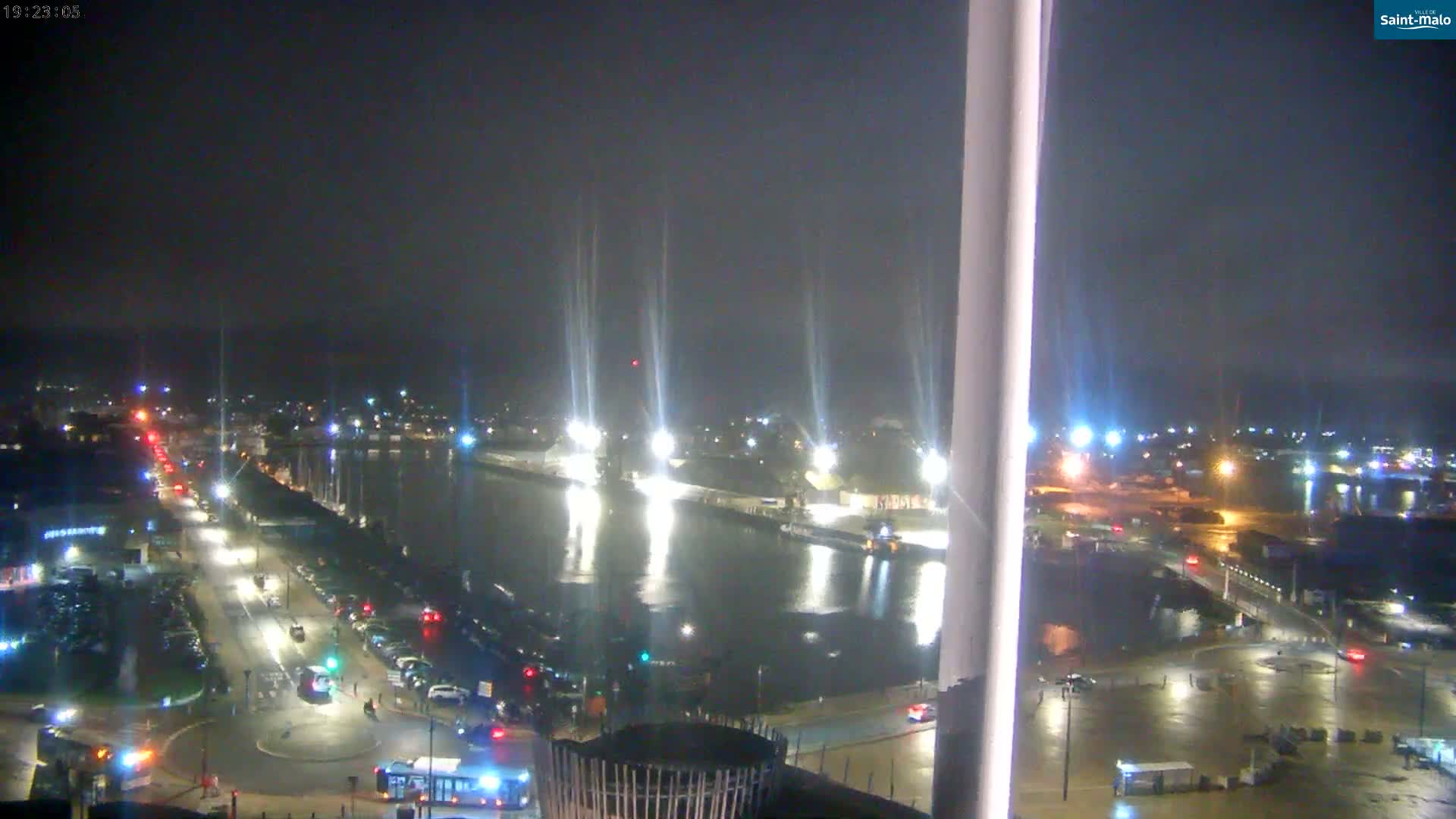 Saint-Malo City Skyline PTZ Live Cam - Saint-Malo, Ille-et-Vilaine, Bretagne, France
