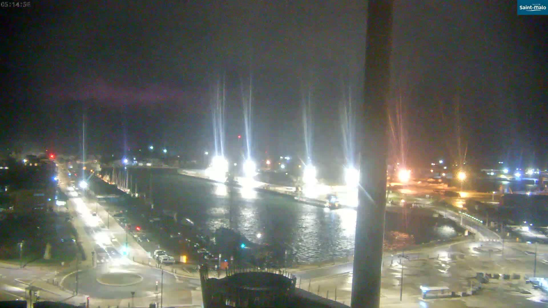 Saint-Malo City Skyline PTZ Live Cam - Saint-Malo, Ille-et-Vilaine, Bretagne, France