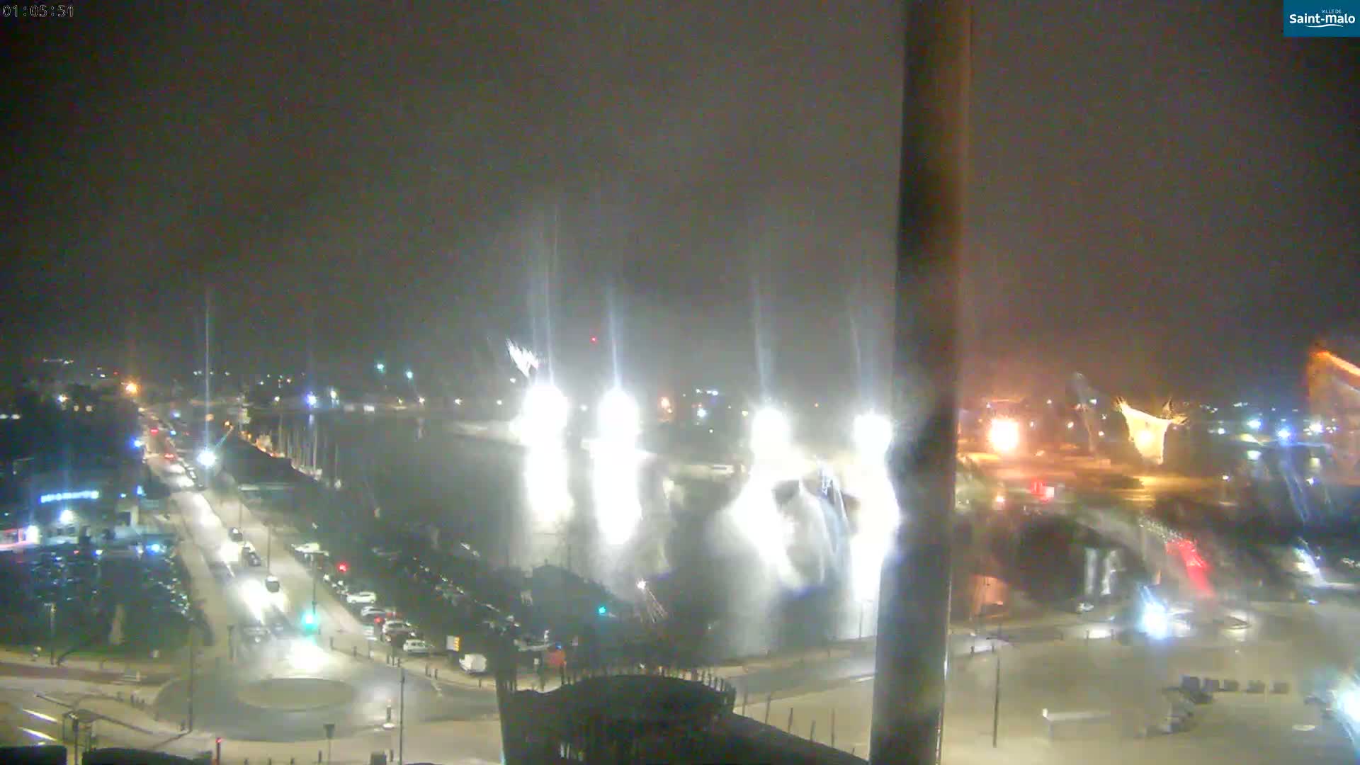 Saint-Malo City Skyline PTZ Live Cam - Saint-Malo, Ille-et-Vilaine, Bretagne, France