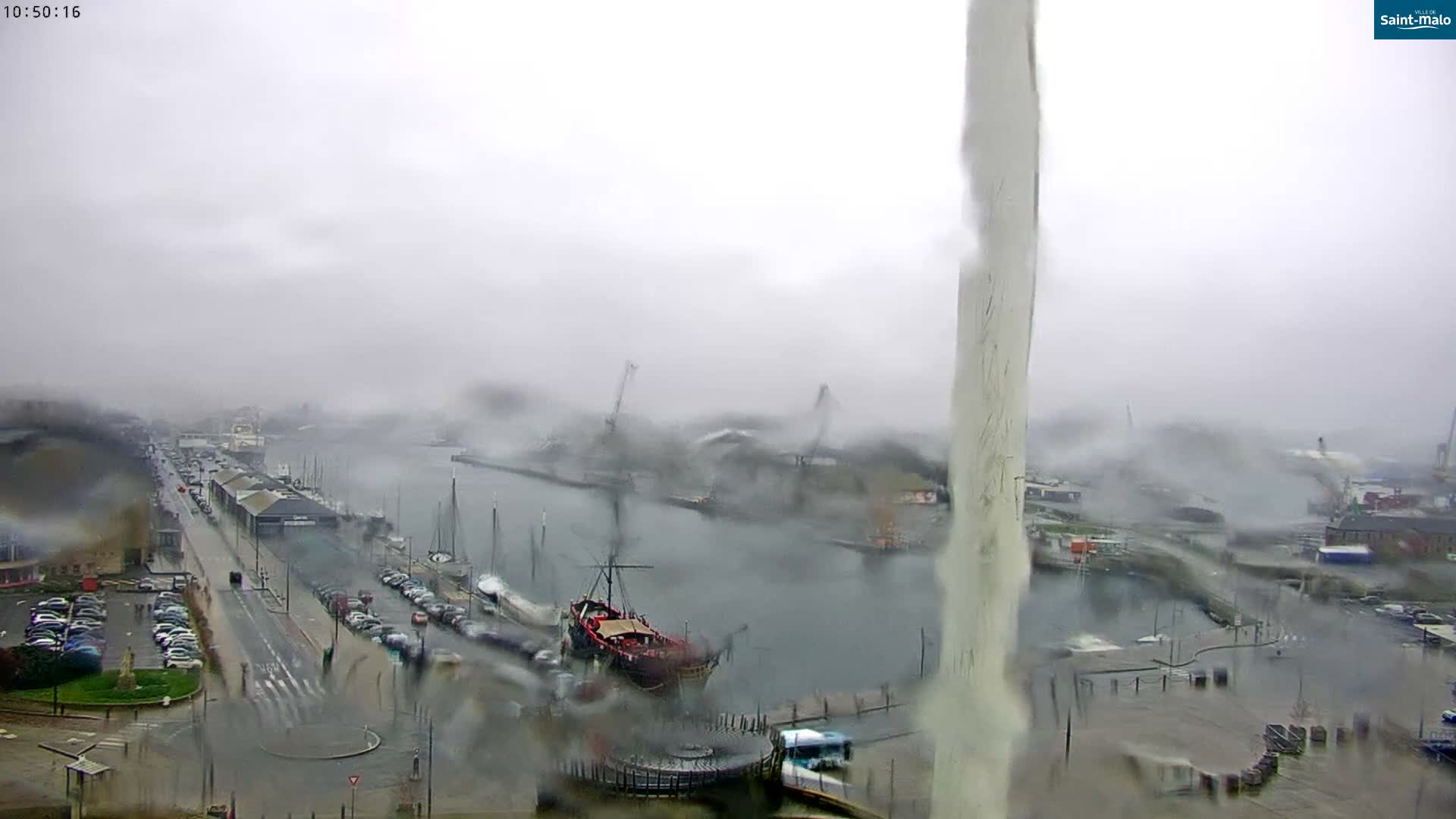 Saint-Malo City Skyline PTZ Live Cam - Saint-Malo, Ille-et-Vilaine, Bretagne, France