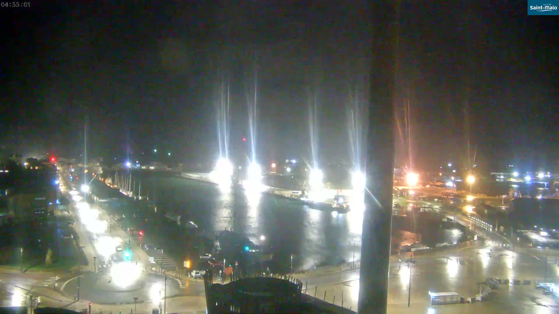 Saint-Malo City Skyline PTZ Live Cam - Saint-Malo, Ille-et-Vilaine, Bretagne, France