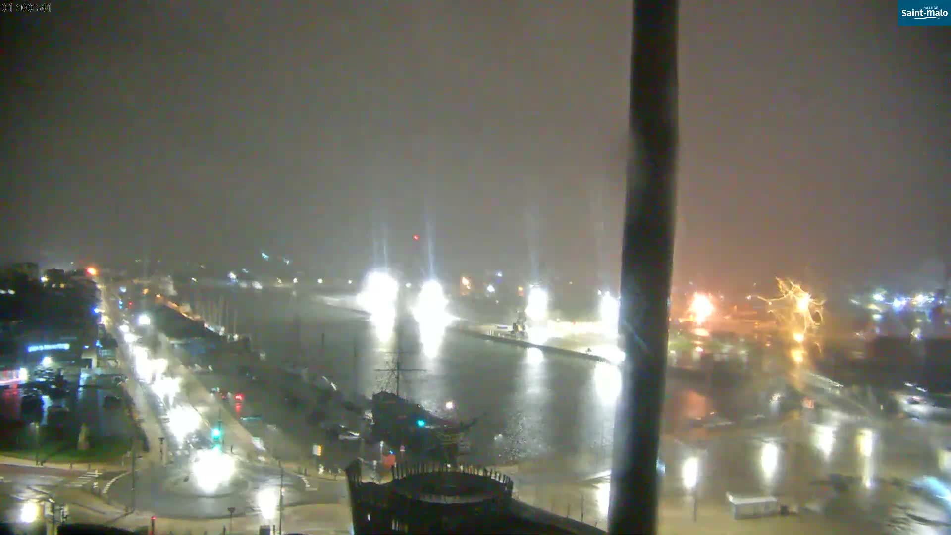Saint-Malo City Skyline PTZ Live Cam - Saint-Malo, Ille-et-Vilaine, Bretagne, France