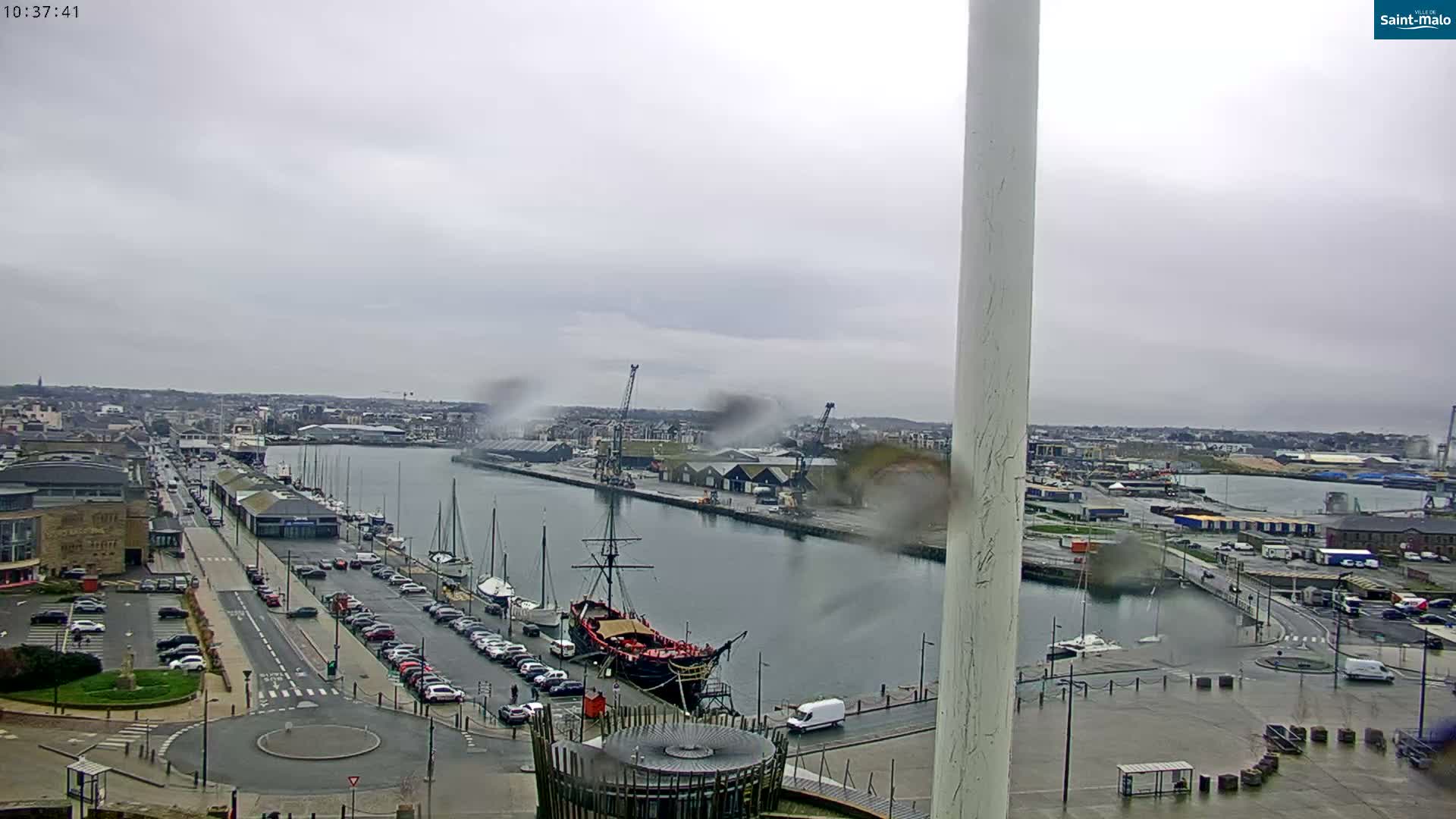 Saint-Malo City Skyline PTZ Live Cam - Saint-Malo, Ille-et-Vilaine, Bretagne, France