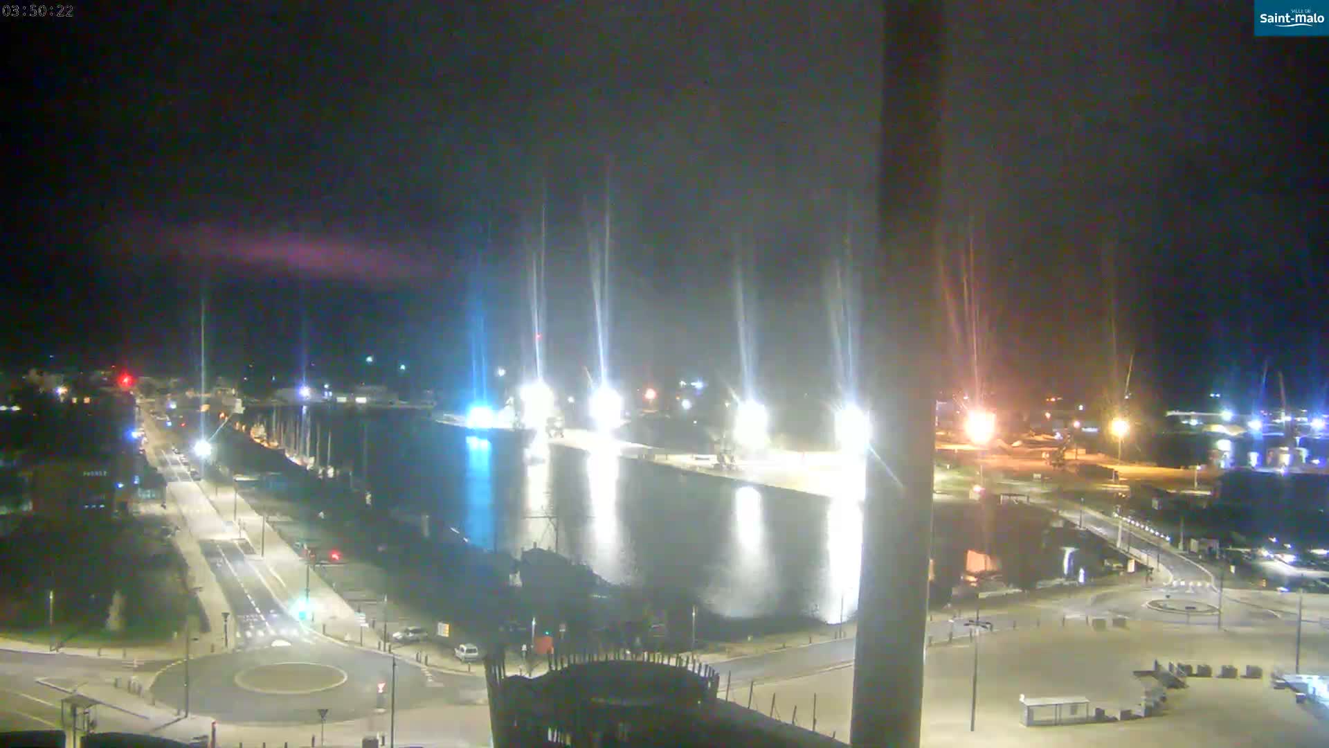 Saint-Malo City Skyline PTZ Live Cam - Saint-Malo, Ille-et-Vilaine, Bretagne, France