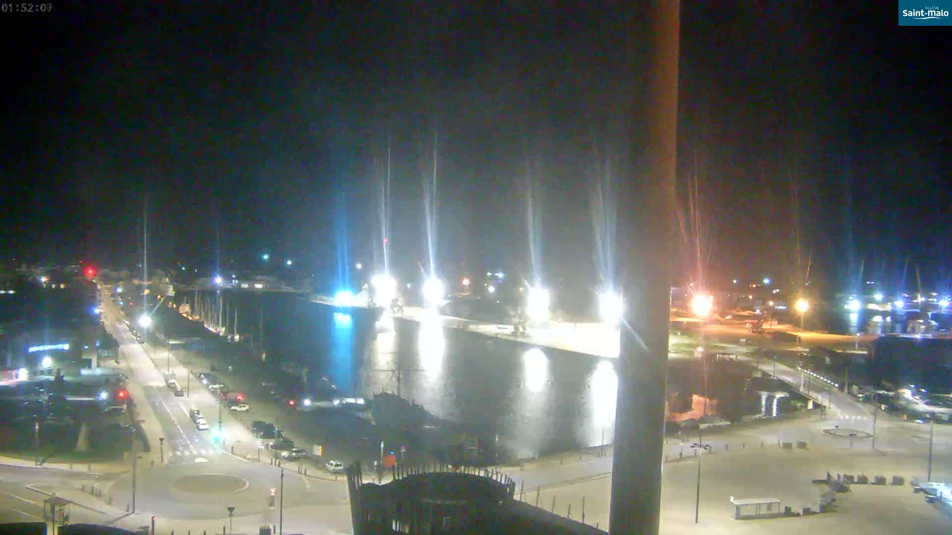 Saint-Malo City Skyline PTZ Live Cam - Saint-Malo, Ille-et-Vilaine, Bretagne, France