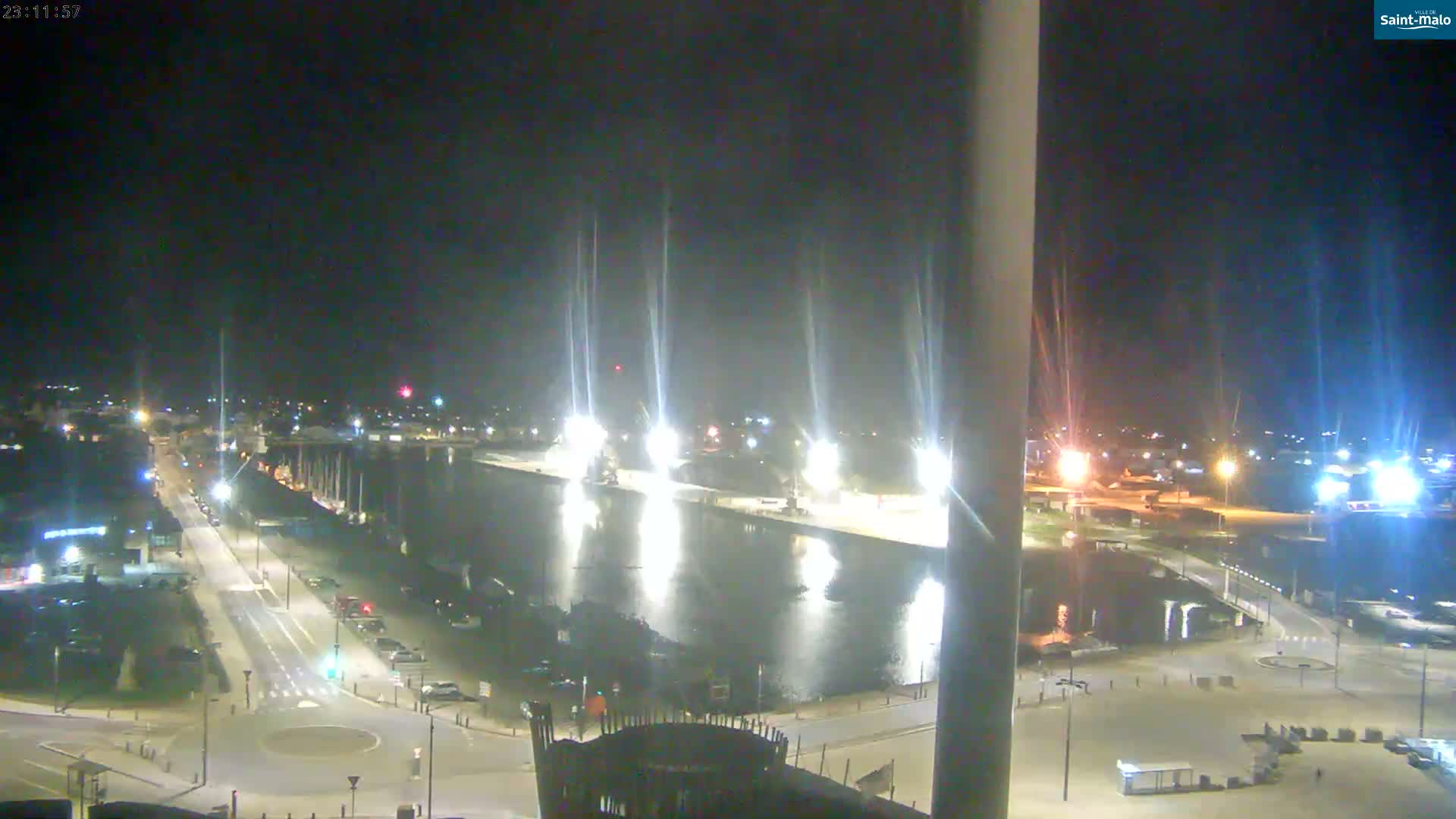 Saint-Malo City Skyline PTZ Live Cam - Saint-Malo, Ille-et-Vilaine, Bretagne, France