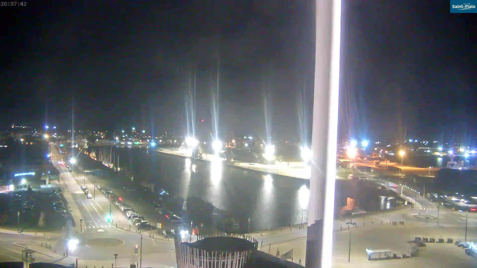 Saint-Malo City Skyline PTZ Live Cam - Saint-Malo, Ille-et-Vilaine, Bretagne, France