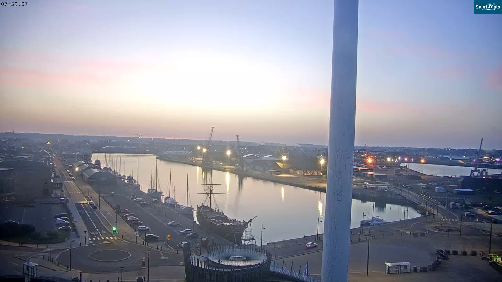 Saint-Malo City Skyline PTZ Live Cam - Saint-Malo, Ille-et-Vilaine, Bretagne, France