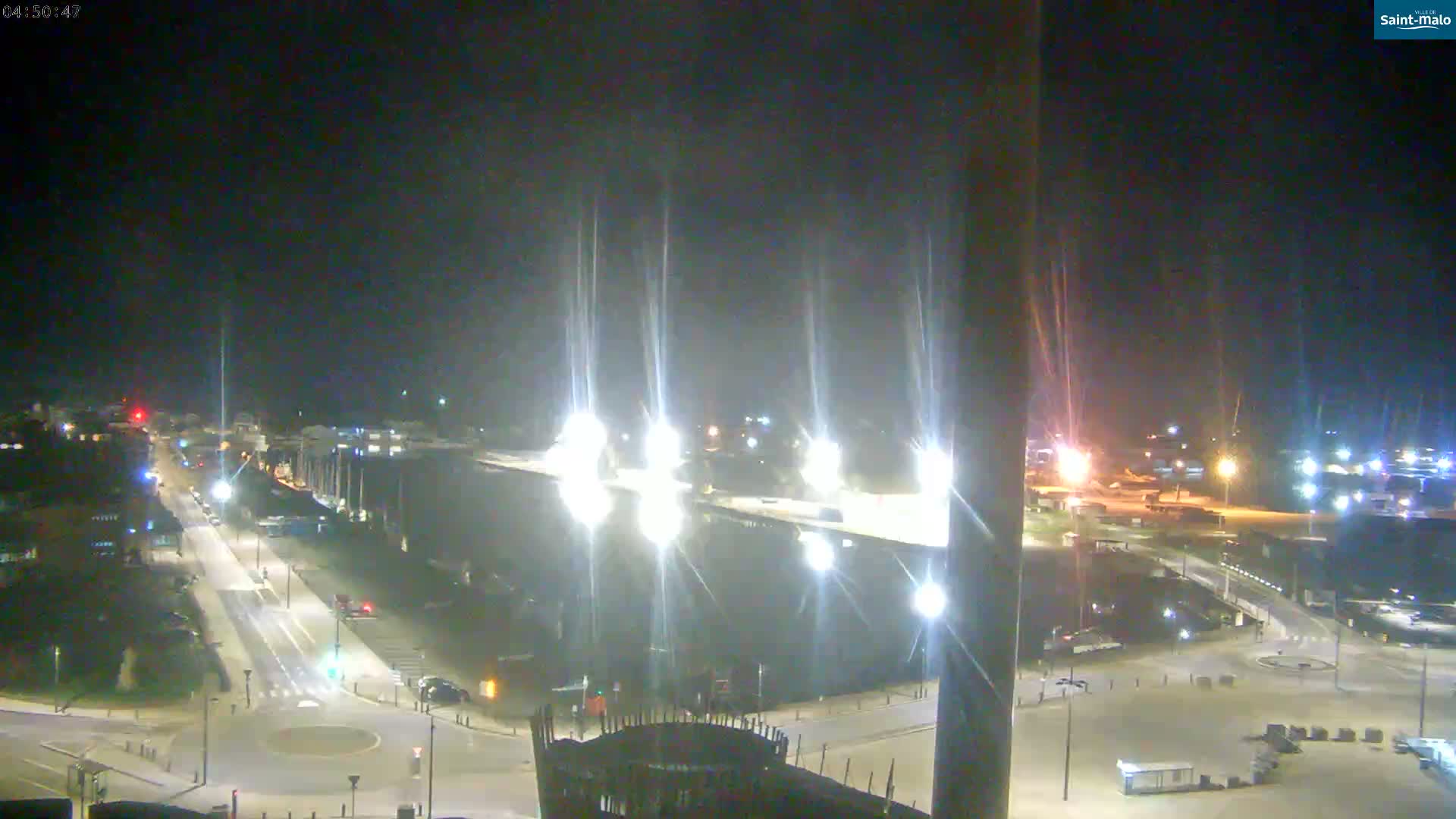 Saint-Malo City Skyline PTZ Live Cam - Saint-Malo, Ille-et-Vilaine, Bretagne, France