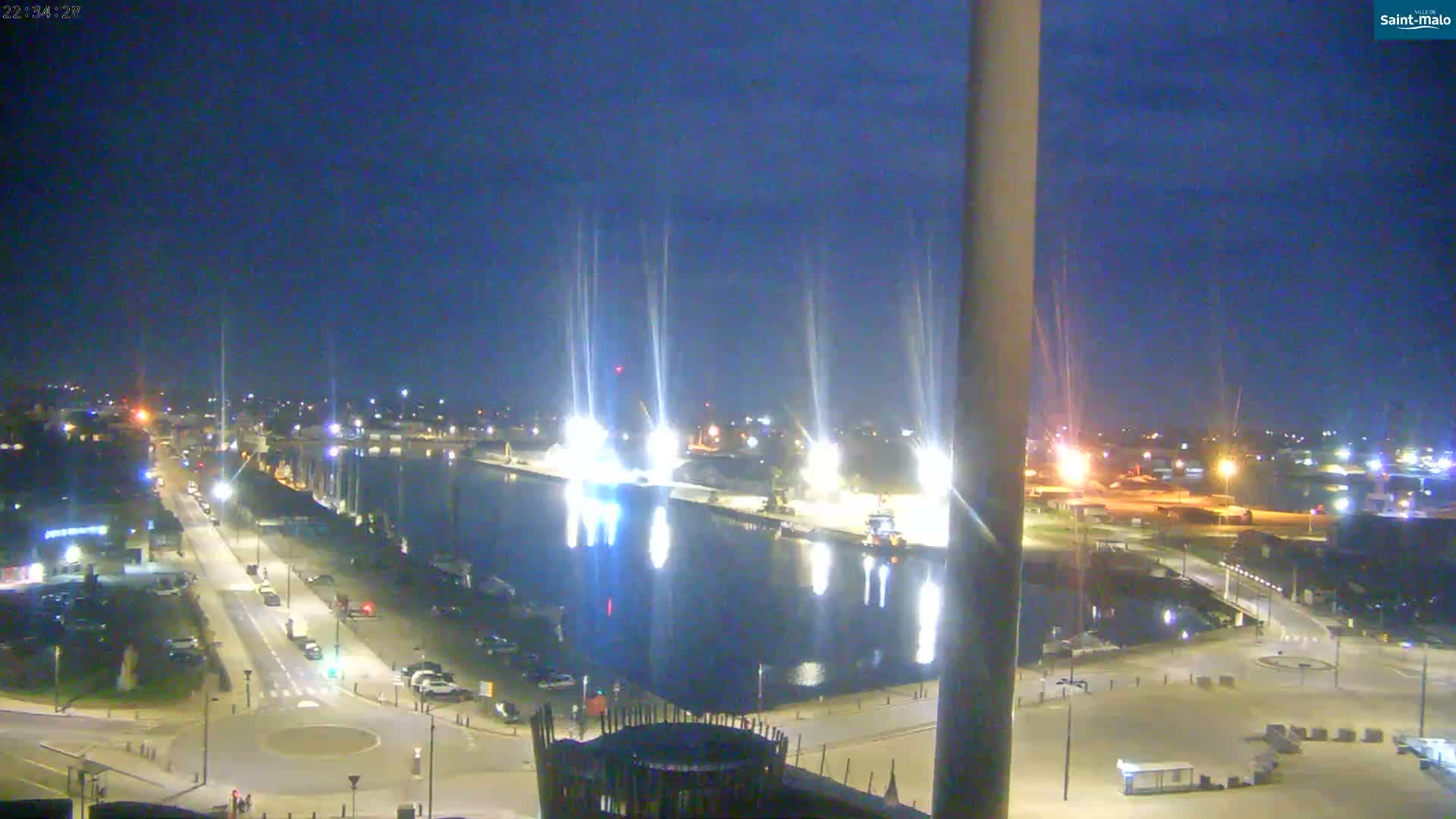 Saint-Malo City Skyline PTZ Live Cam - Saint-Malo, Ille-et-Vilaine, Bretagne, France