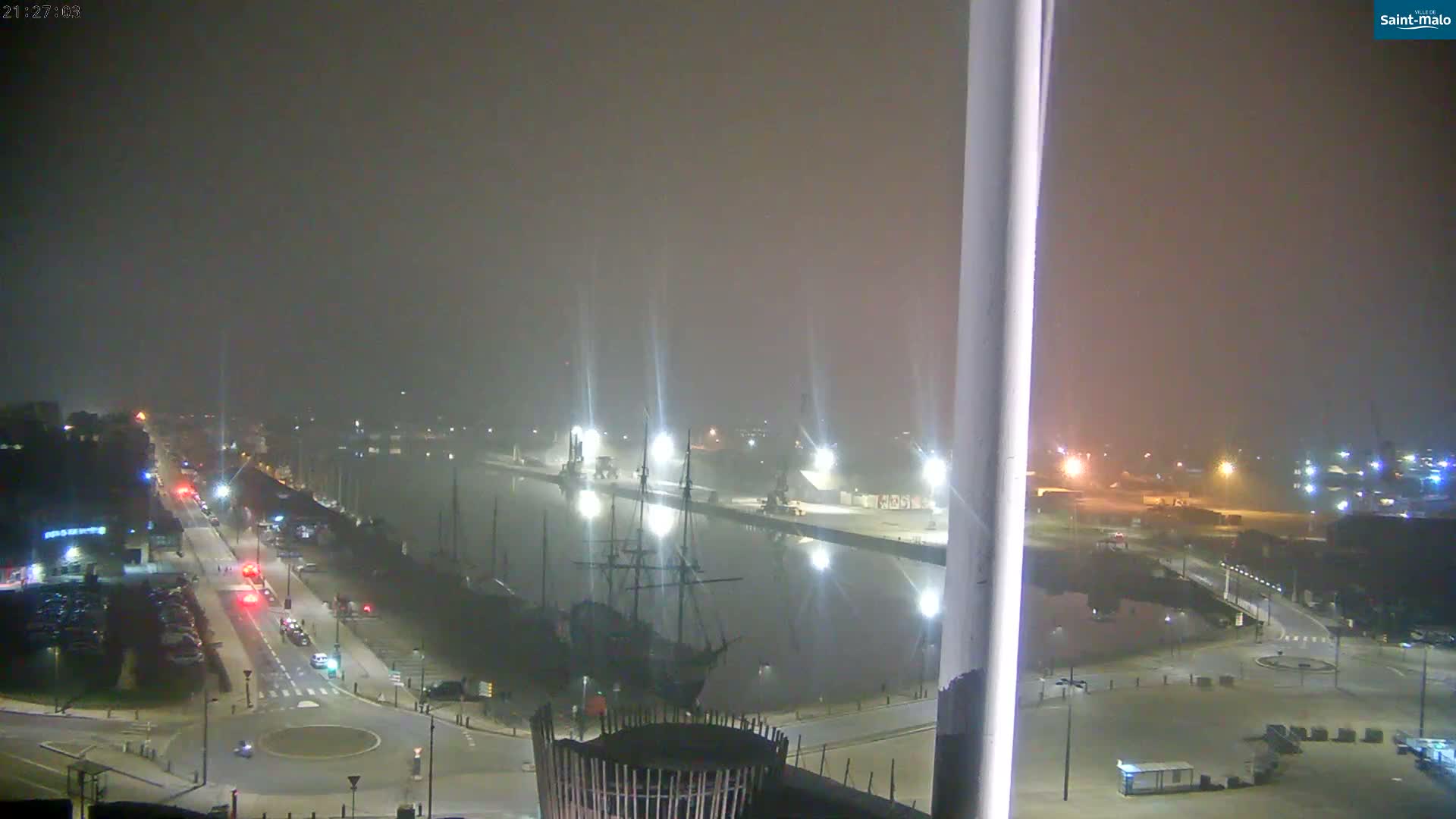 Saint-Malo City Skyline PTZ Live Cam - Saint-Malo, Ille-et-Vilaine, Bretagne, France