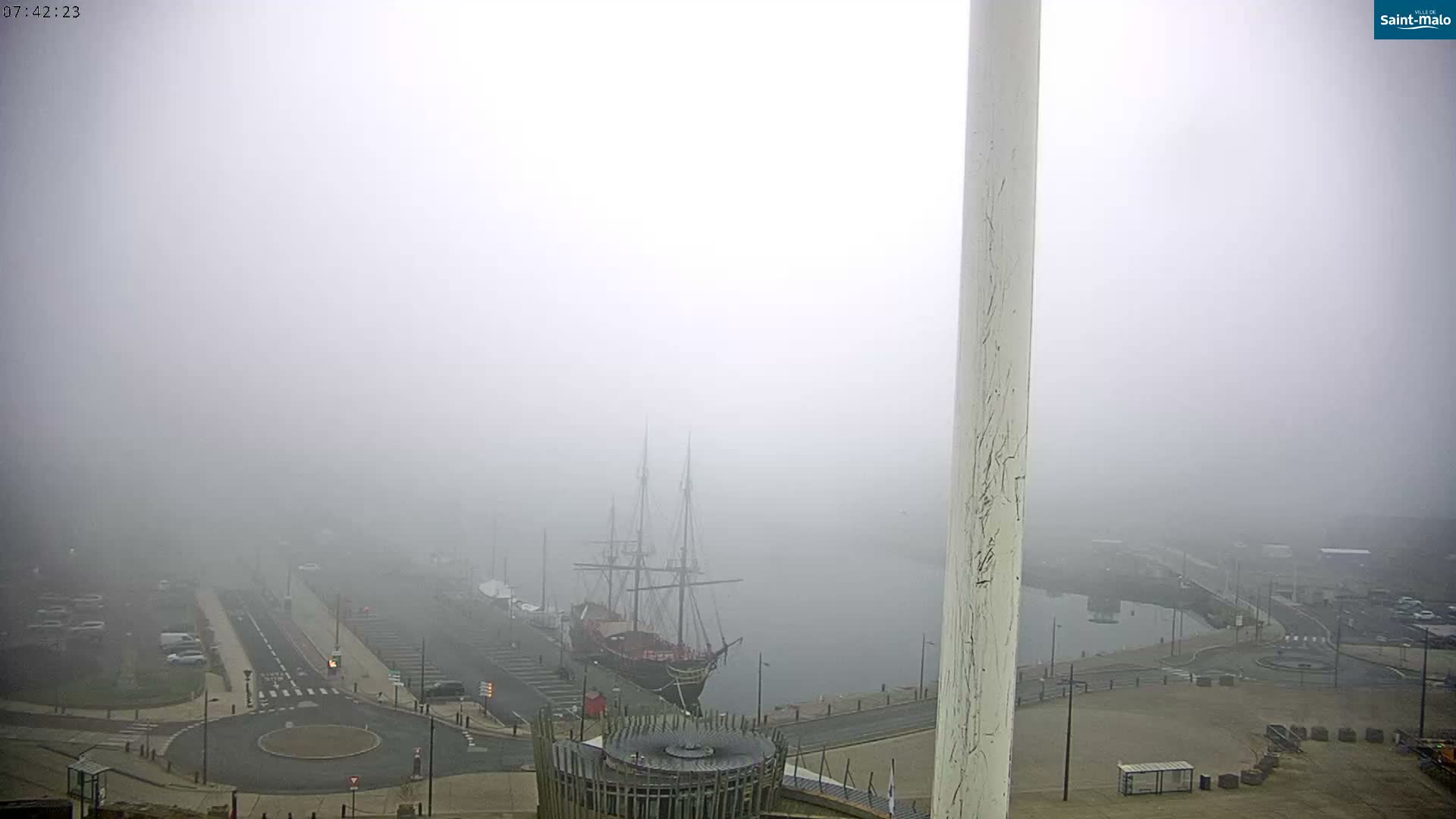 Saint-Malo City Skyline PTZ Live Cam - Saint-Malo, Ille-et-Vilaine, Bretagne, France