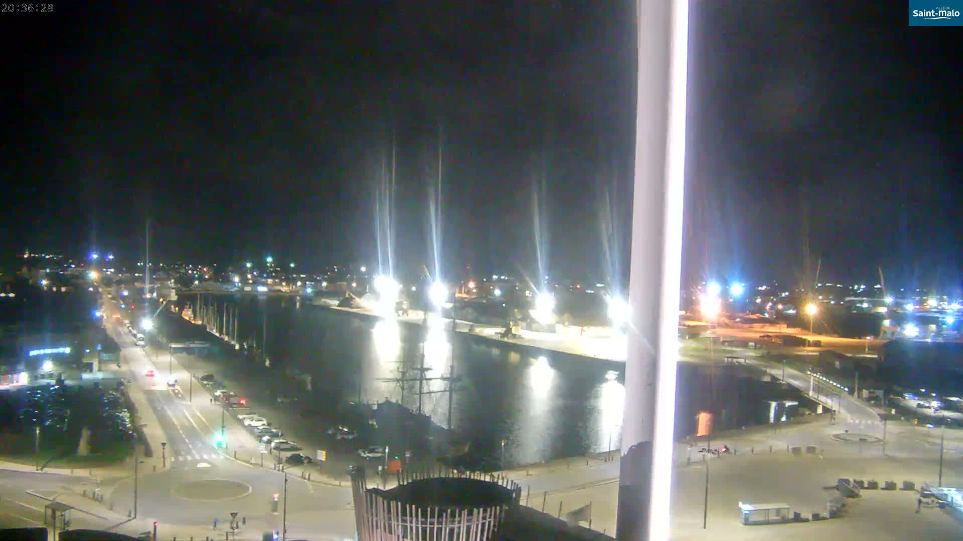 Saint-Malo City Skyline PTZ Live Cam - Saint-Malo, Ille-et-Vilaine, Bretagne, France