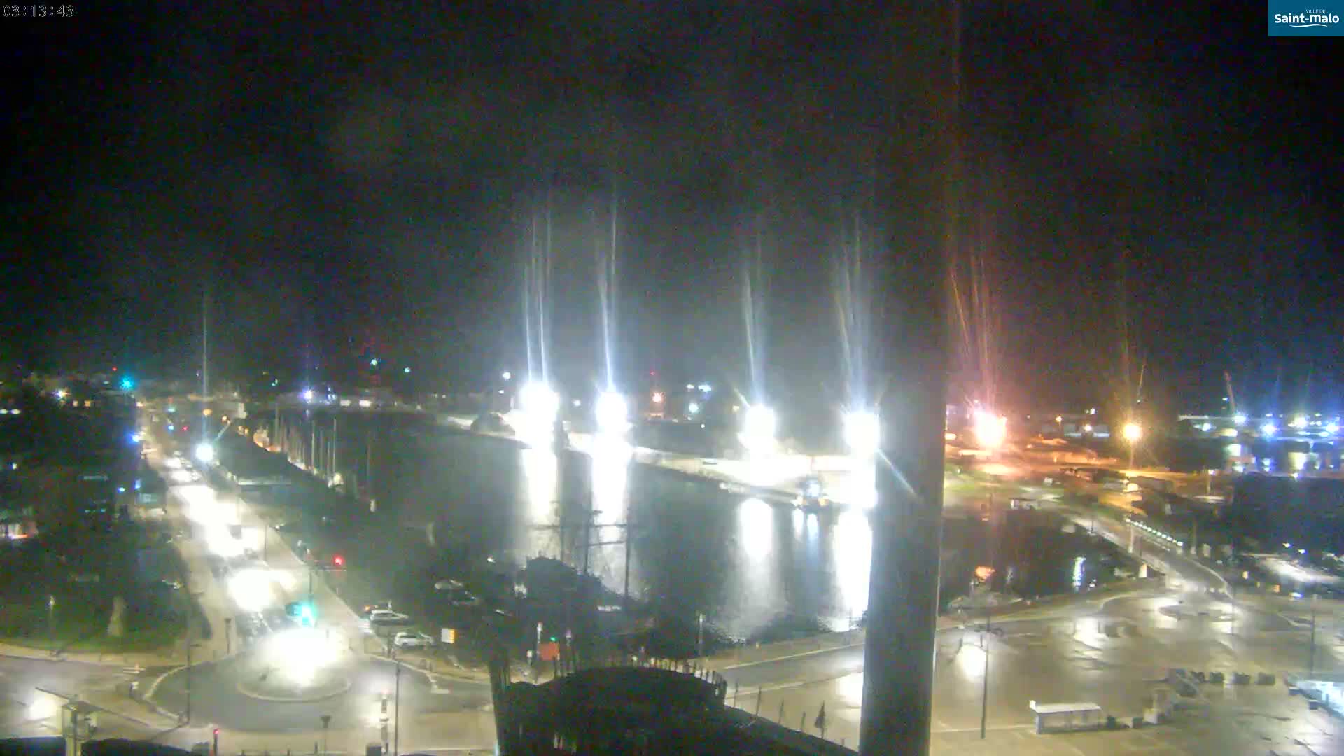 Saint-Malo City Skyline PTZ Live Cam - Saint-Malo, Ille-et-Vilaine, Bretagne, France