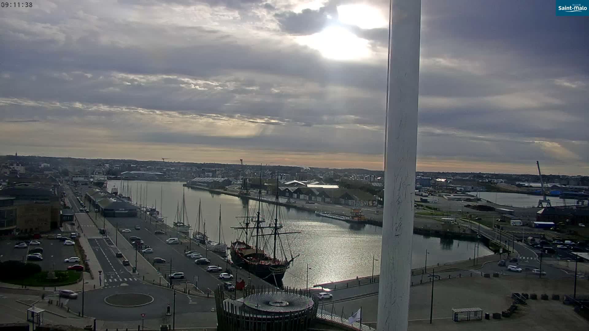 Saint-Malo City Skyline PTZ Live Cam - Saint-Malo, Ille-et-Vilaine, Bretagne, France