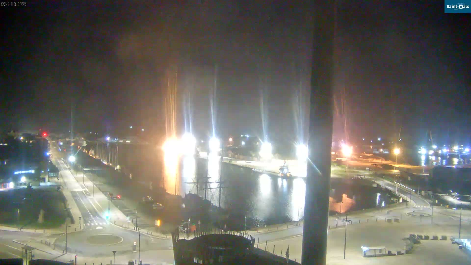 Saint-Malo City Skyline PTZ Live Cam - Saint-Malo, Ille-et-Vilaine, Bretagne, France