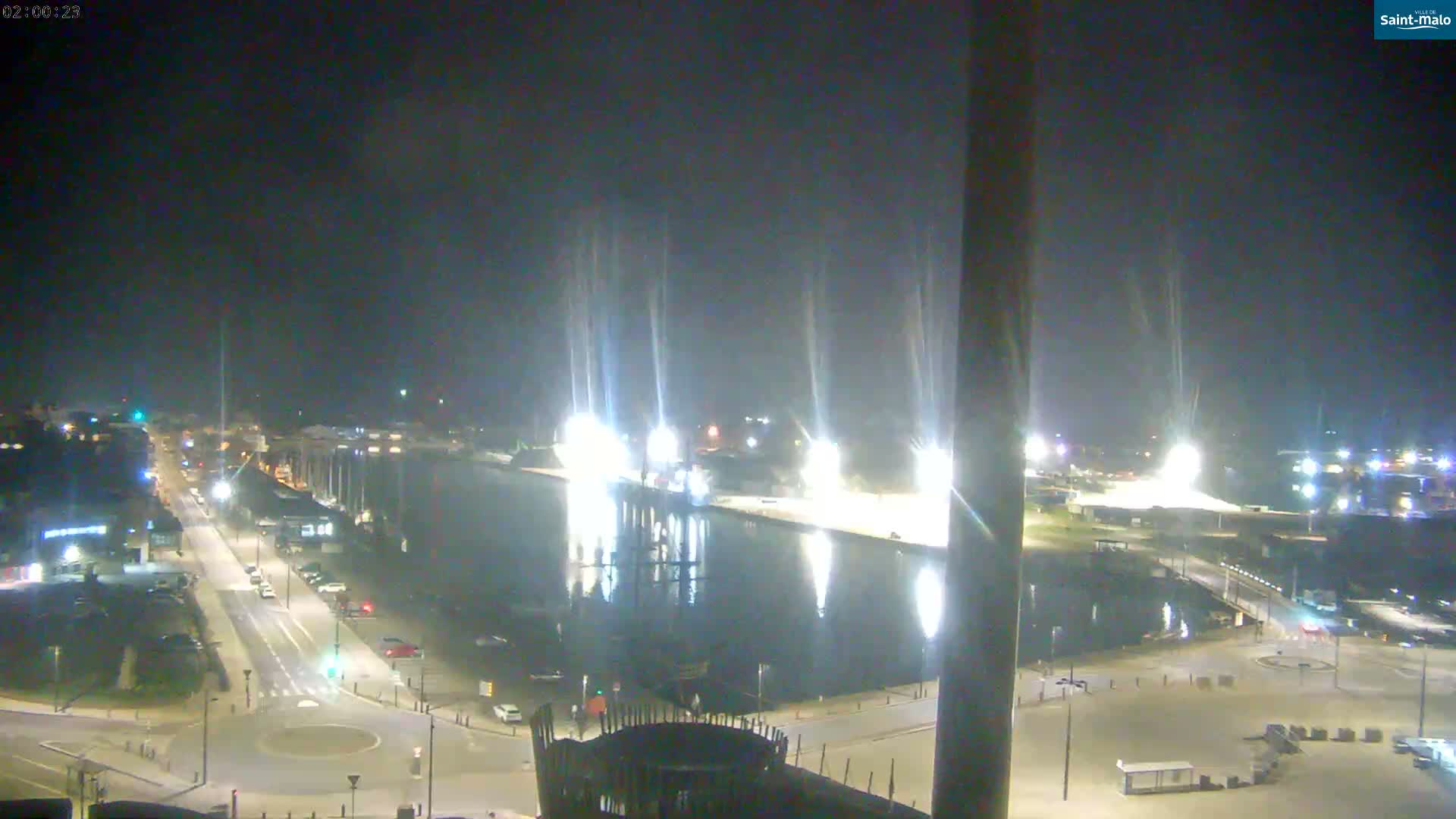 Saint-Malo City Skyline PTZ Live Cam - Saint-Malo, Ille-et-Vilaine, Bretagne, France