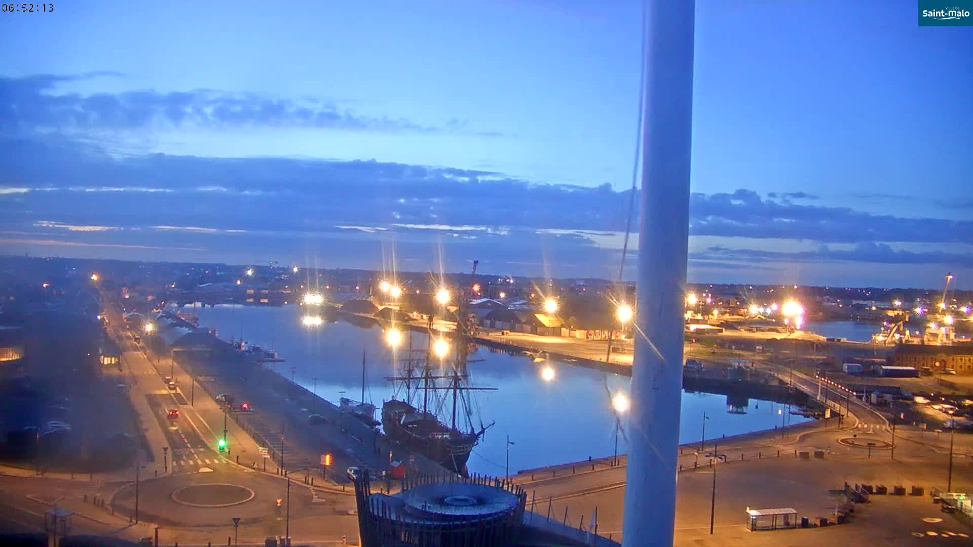 Saint-Malo City Skyline PTZ Live Cam - Saint-Malo, Ille-et-Vilaine, Bretagne, France