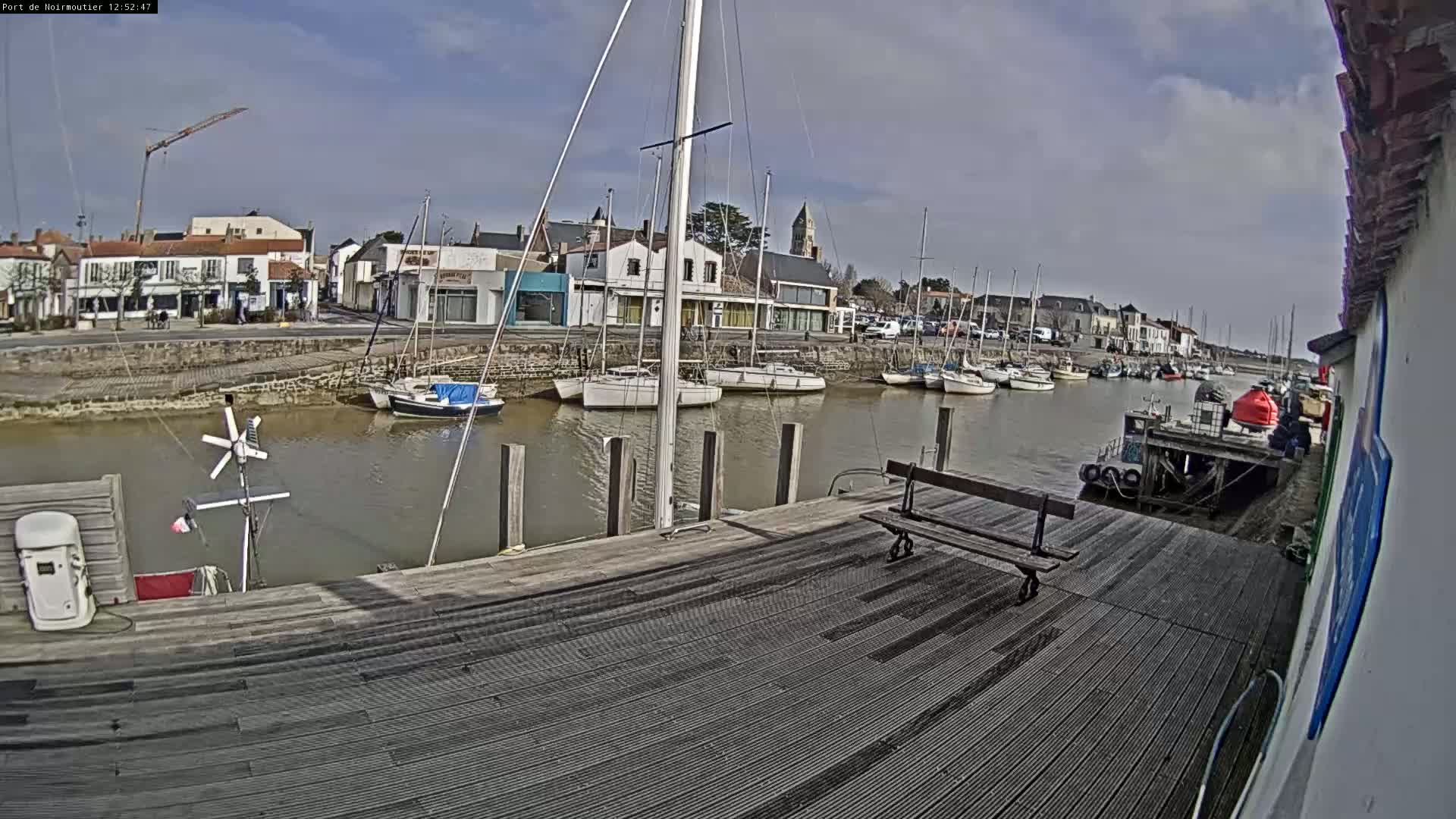 Noirmoutier-en-l'lle Village Live Cam - Les Sables-d'Olonne, Vendée, Pays de la Loire, France