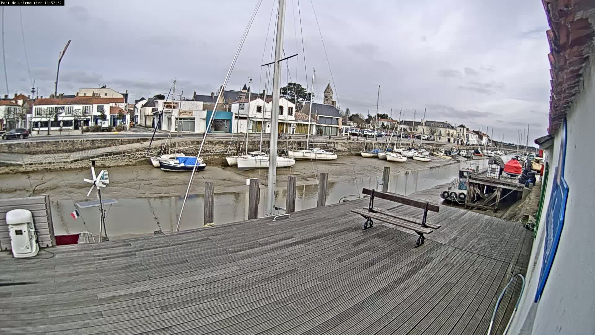 Noirmoutier-en-l'lle Village Live Cam - Les Sables-d'Olonne, Vendée, Pays de la Loire, France