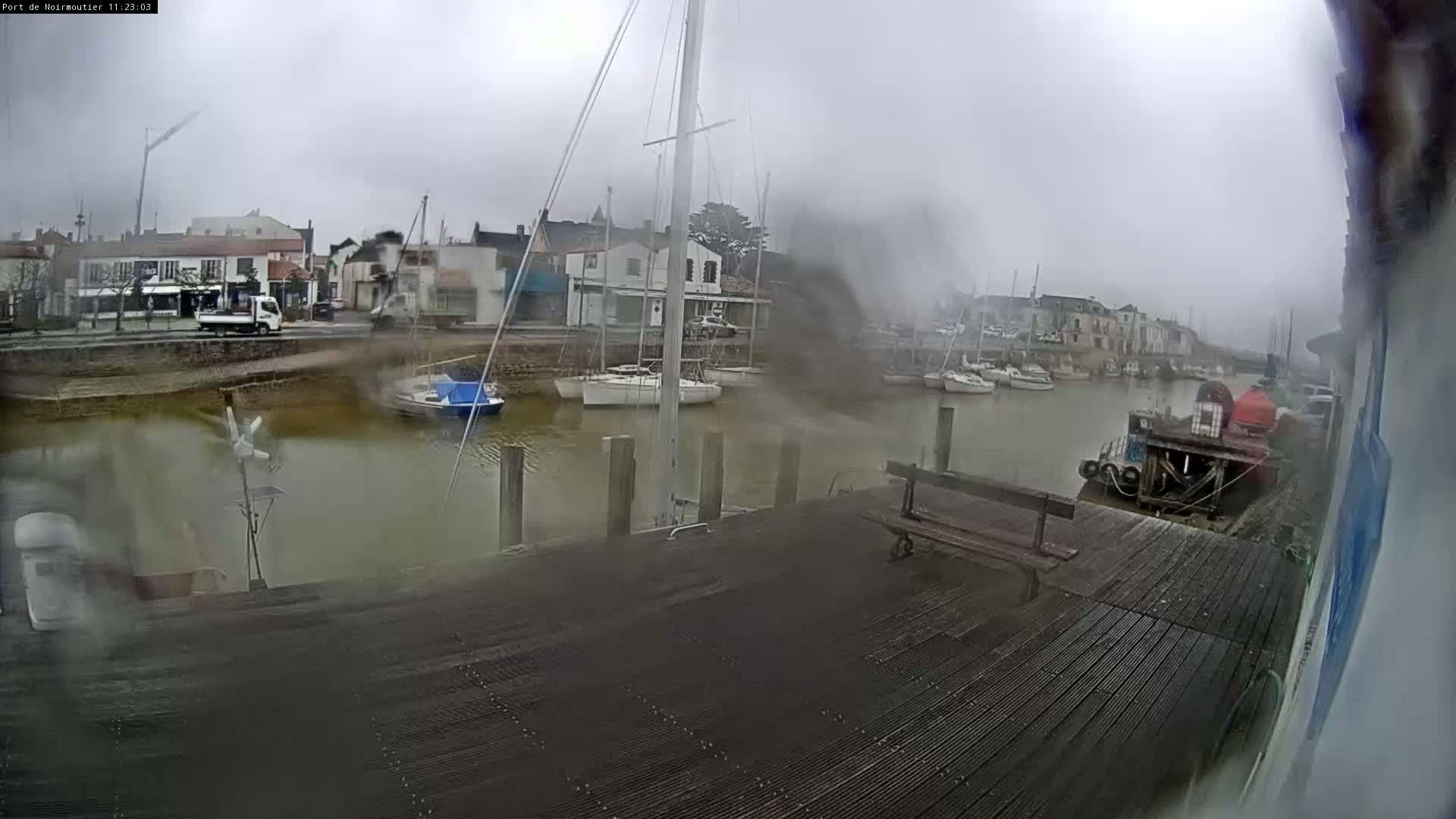 Noirmoutier-en-l'lle Village Live Cam - Les Sables-d'Olonne, Vendée, Pays de la Loire, France