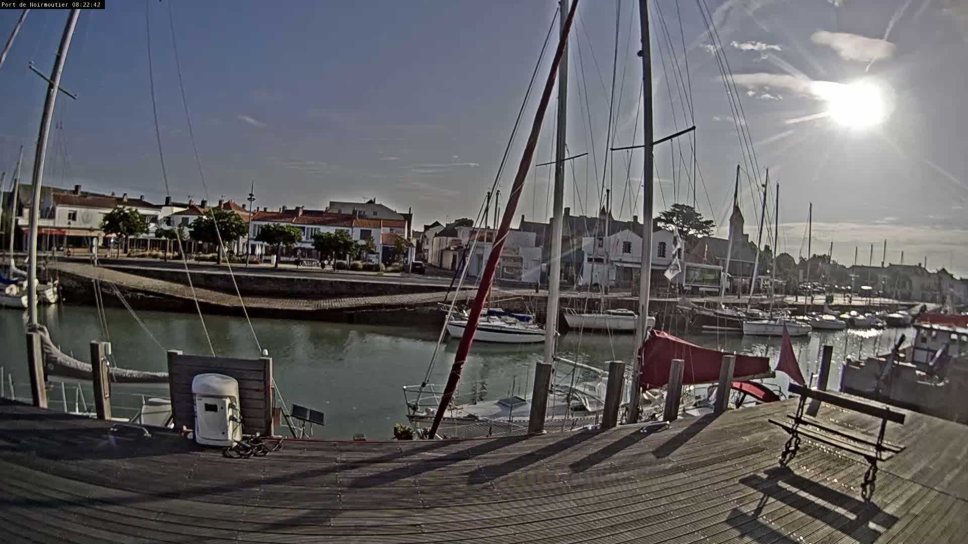 Noirmoutier-en-l'lle Village Live Cam - Les Sables-d'Olonne, Vendée, Pays de la Loire, France