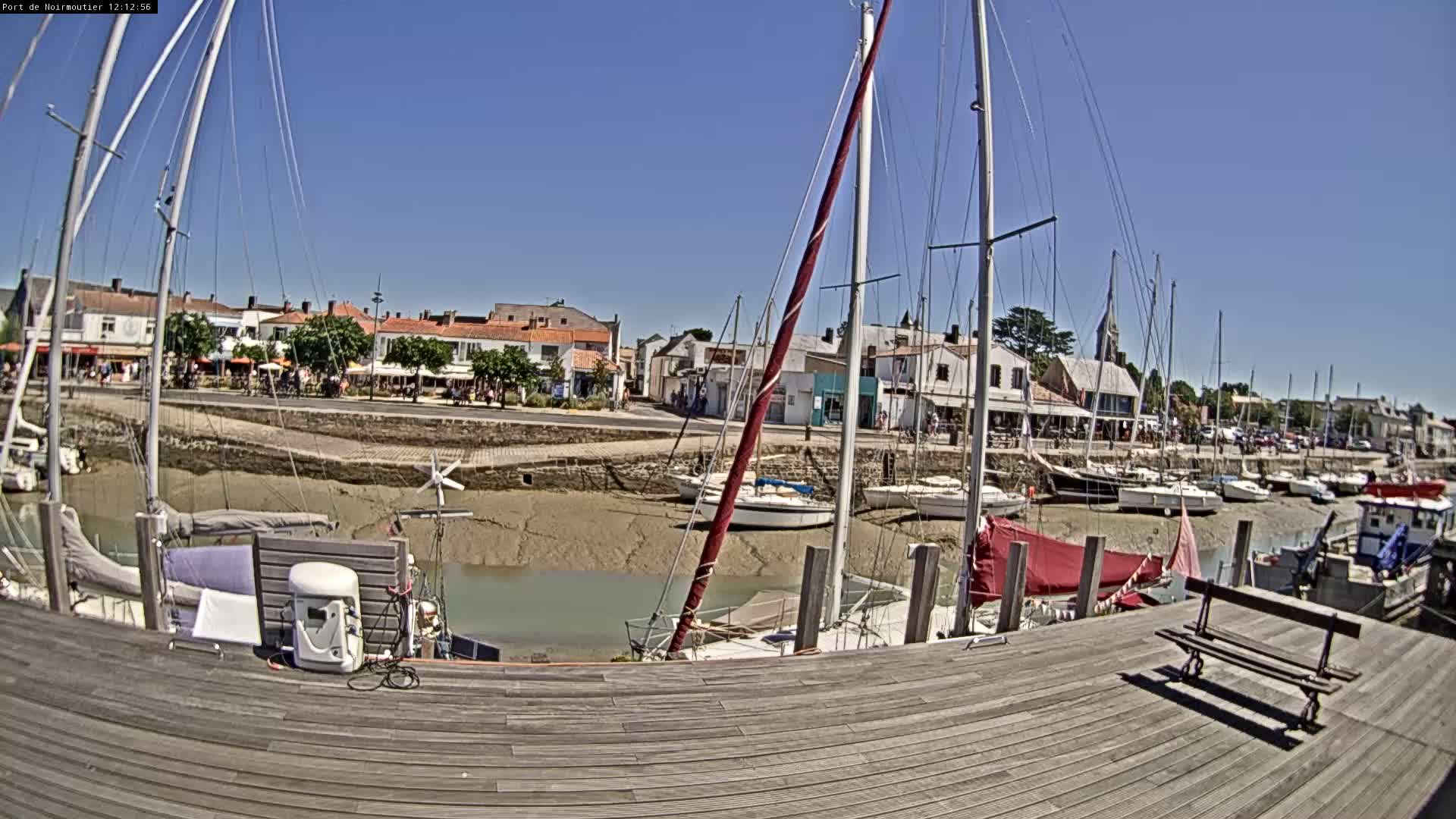 Noirmoutier-en-l'lle Village Live Cam - Les Sables-d'Olonne, Vendée, Pays de la Loire, France