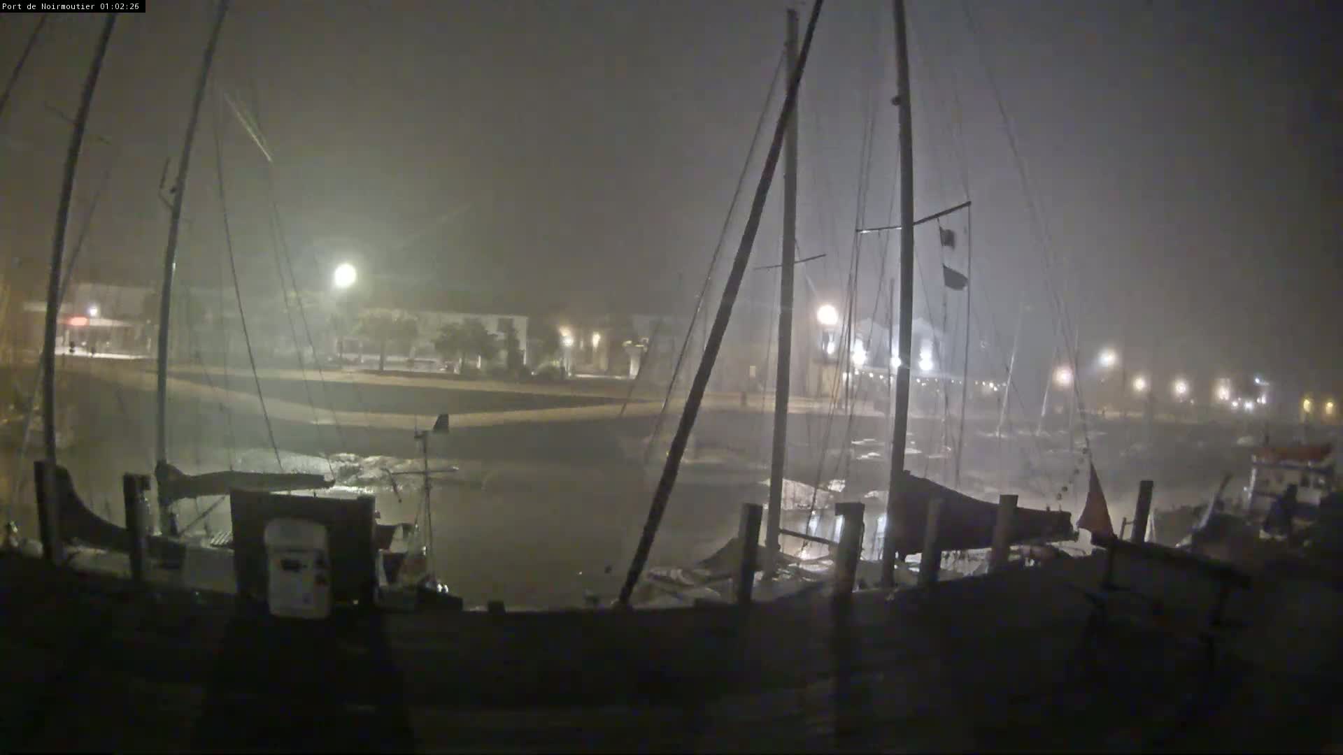 Noirmoutier-en-l'lle Village Live Cam - Les Sables-d'Olonne, Vendée, Pays de la Loire, France