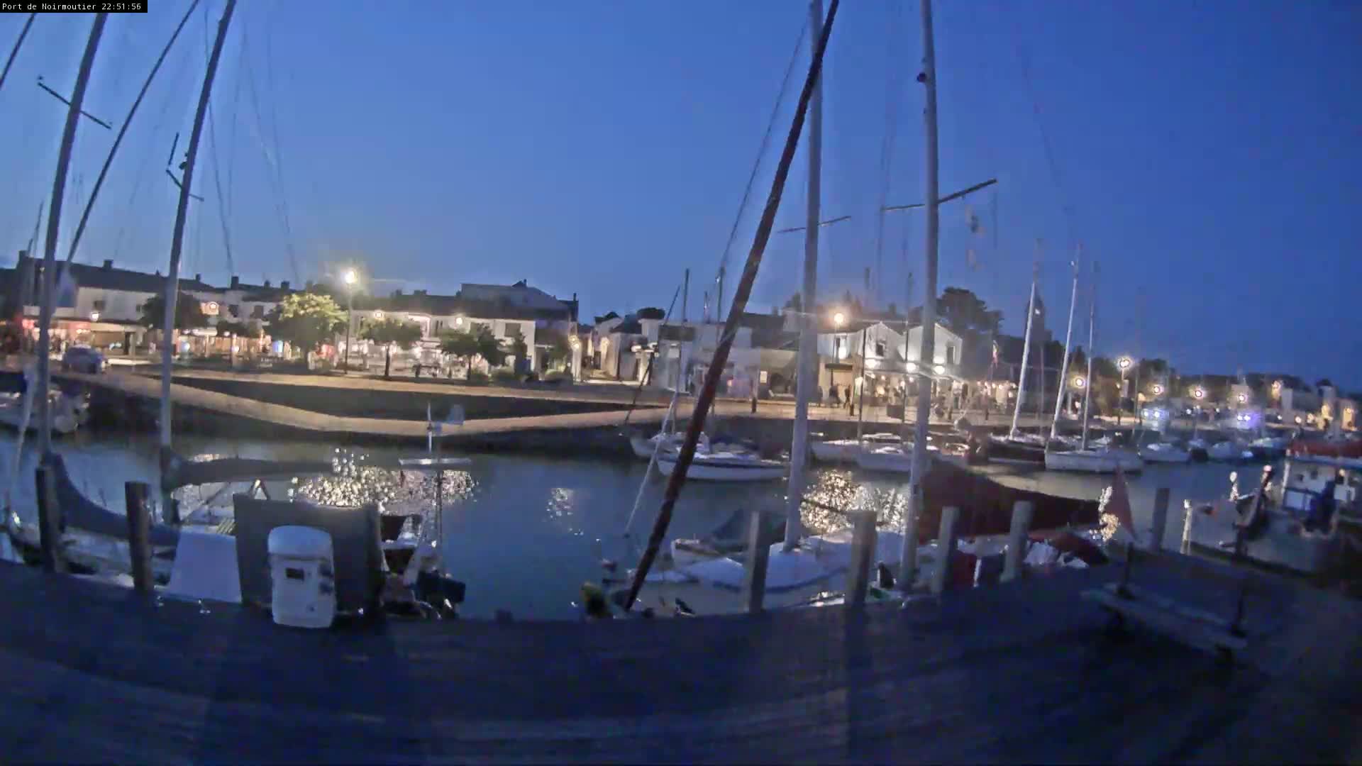 Noirmoutier-en-l'lle Village Live Cam - Les Sables-d'Olonne, Vendée, Pays de la Loire, France