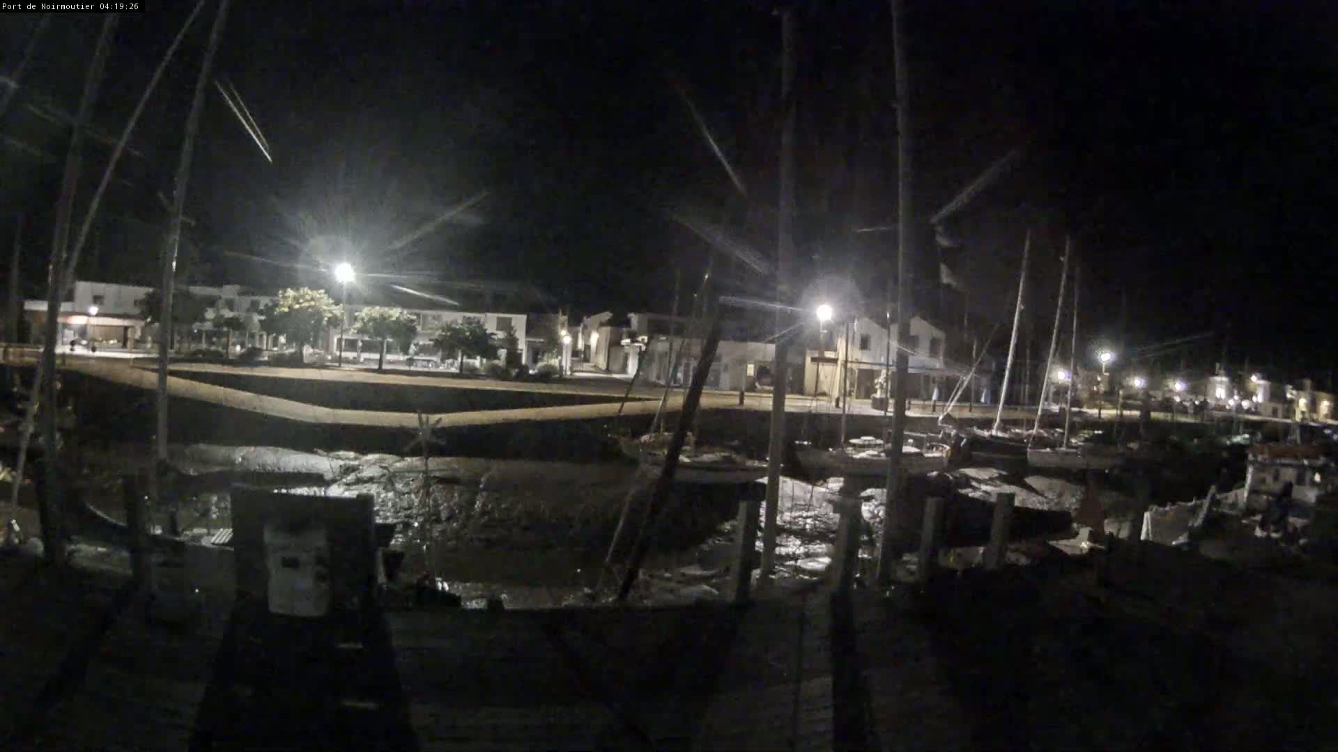 Noirmoutier-en-l'lle Village Live Cam - Les Sables-d'Olonne, Vendée, Pays de la Loire, France