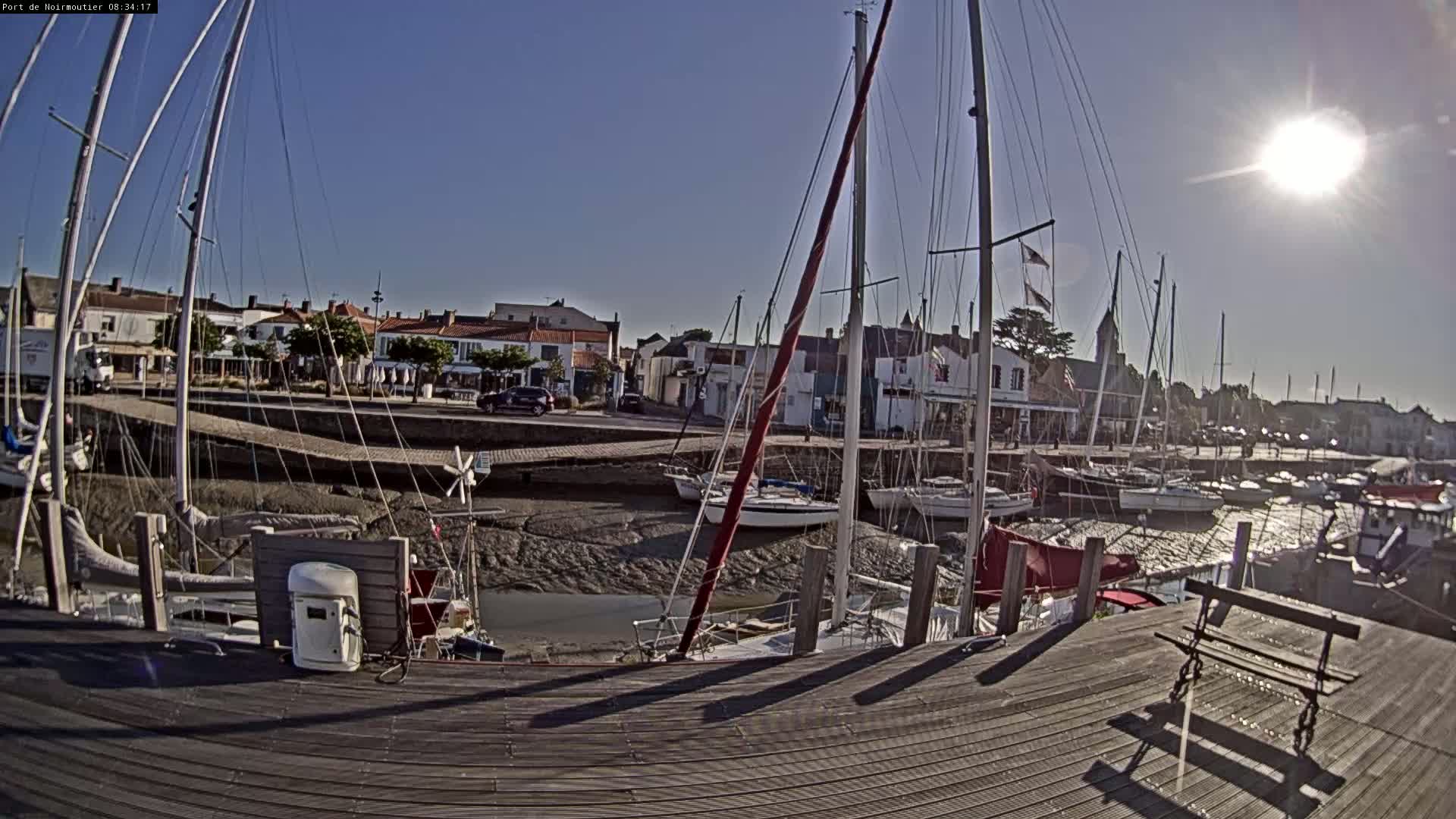 Noirmoutier-en-l'lle Village Live Cam - Les Sables-d'Olonne, Vendée, Pays de la Loire, France