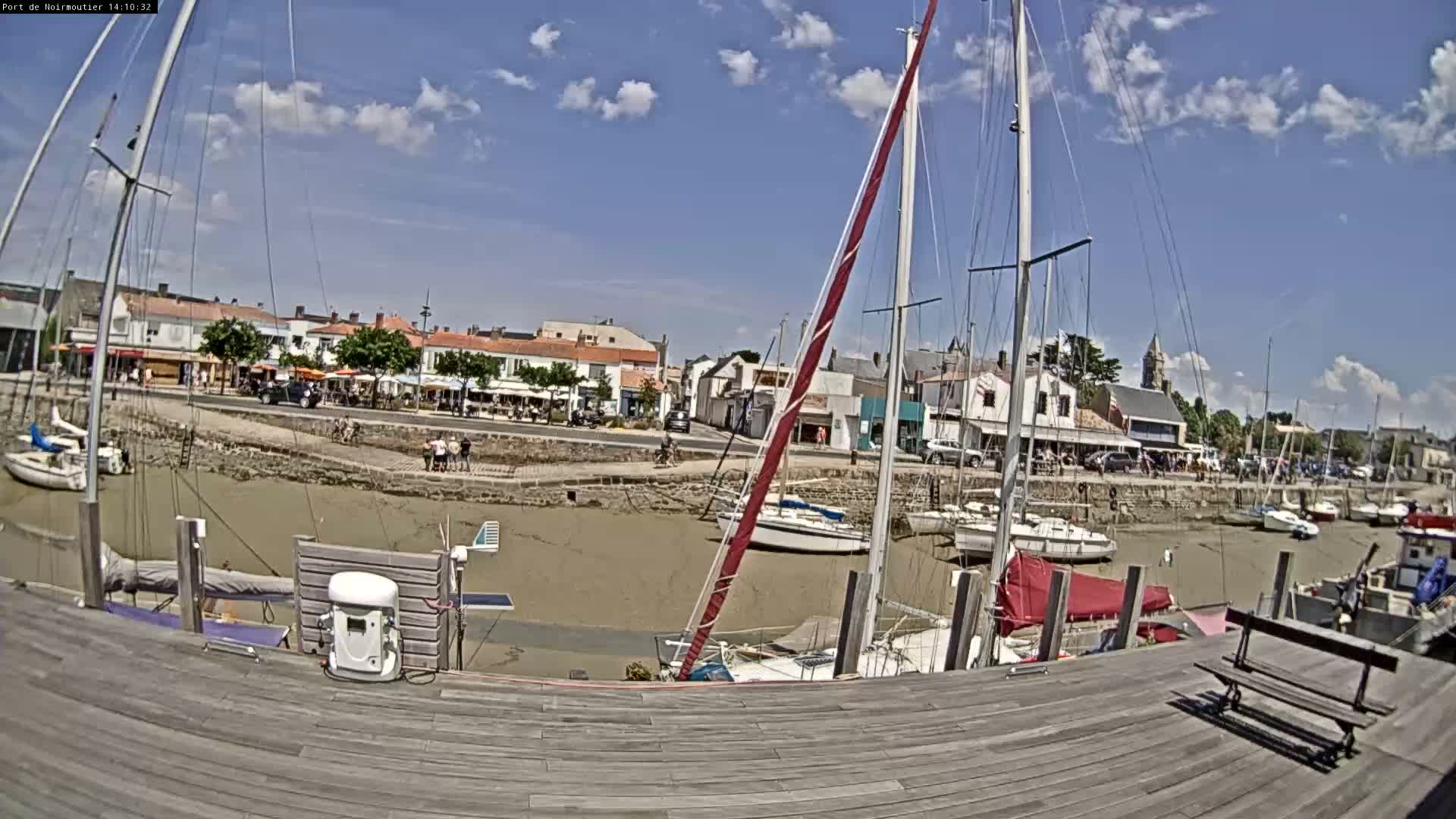 Noirmoutier-en-l'lle Village Live Cam - Les Sables-d'Olonne, Vendée, Pays de la Loire, France